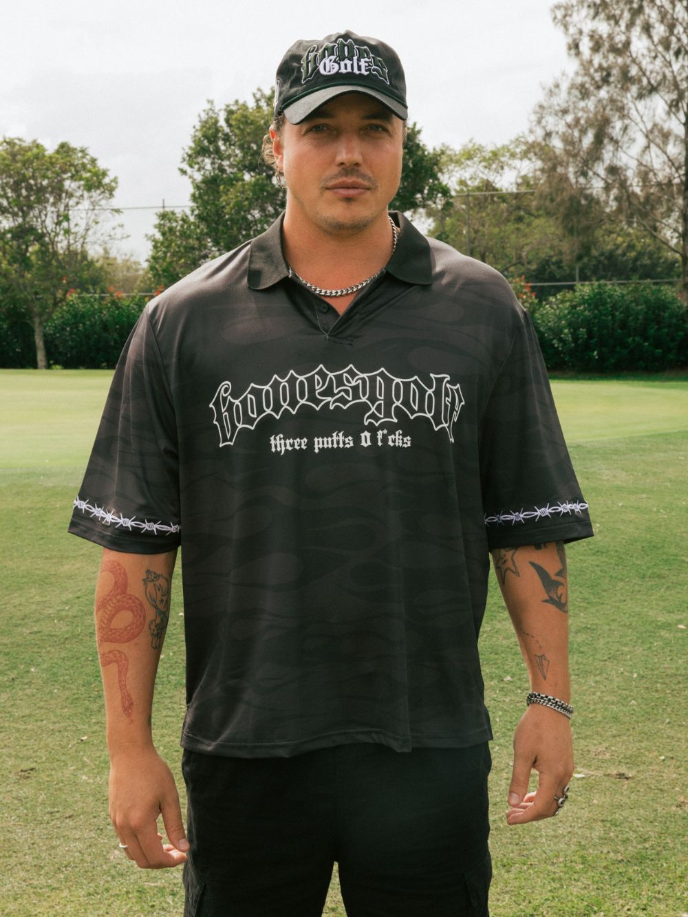 Bones Golf Cap - Black