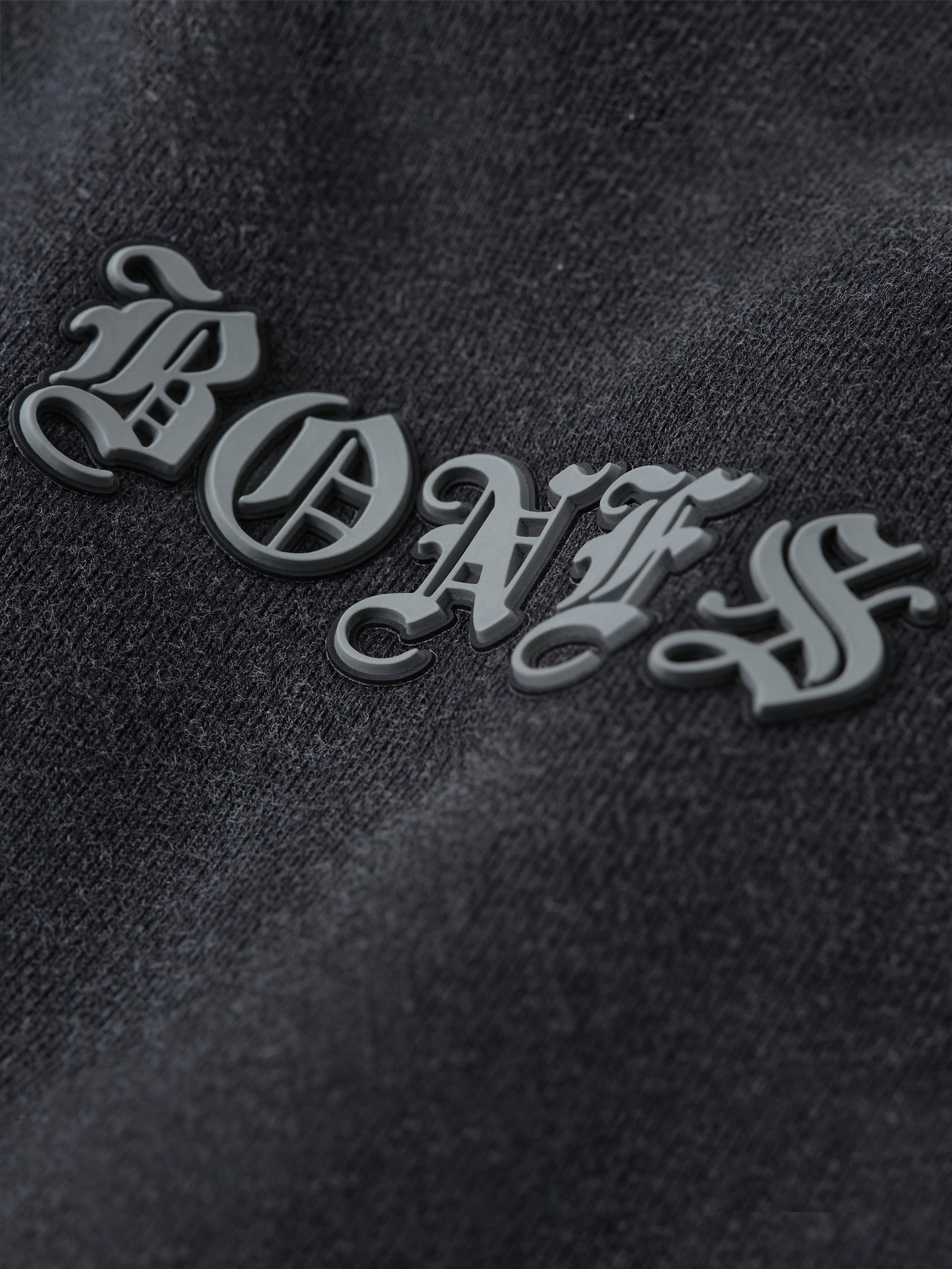 Front Left Box Tee - Washed Black