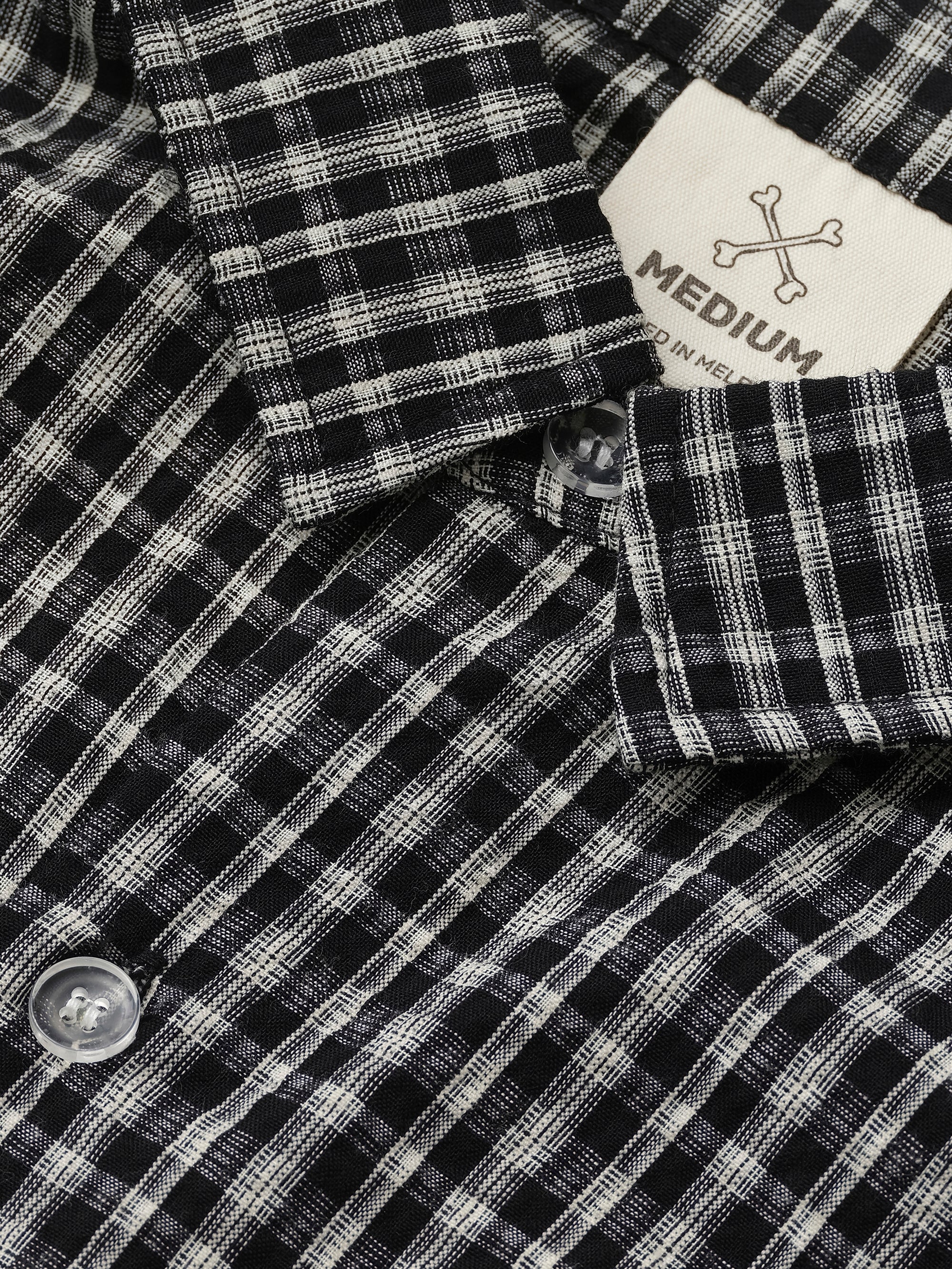 Dead End Plaid Bowlo - Black
