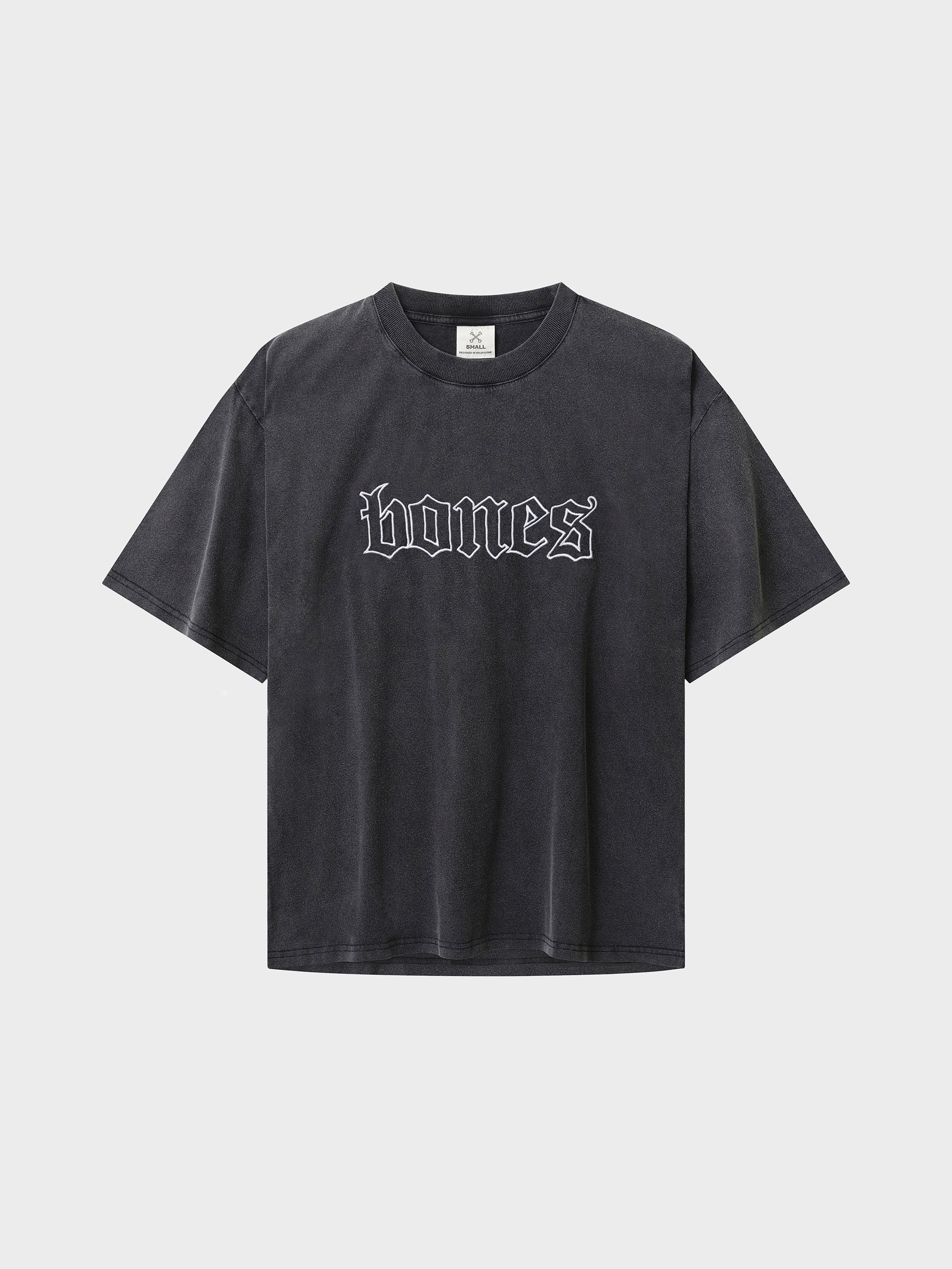 Bones Classic Tee - Washed Black