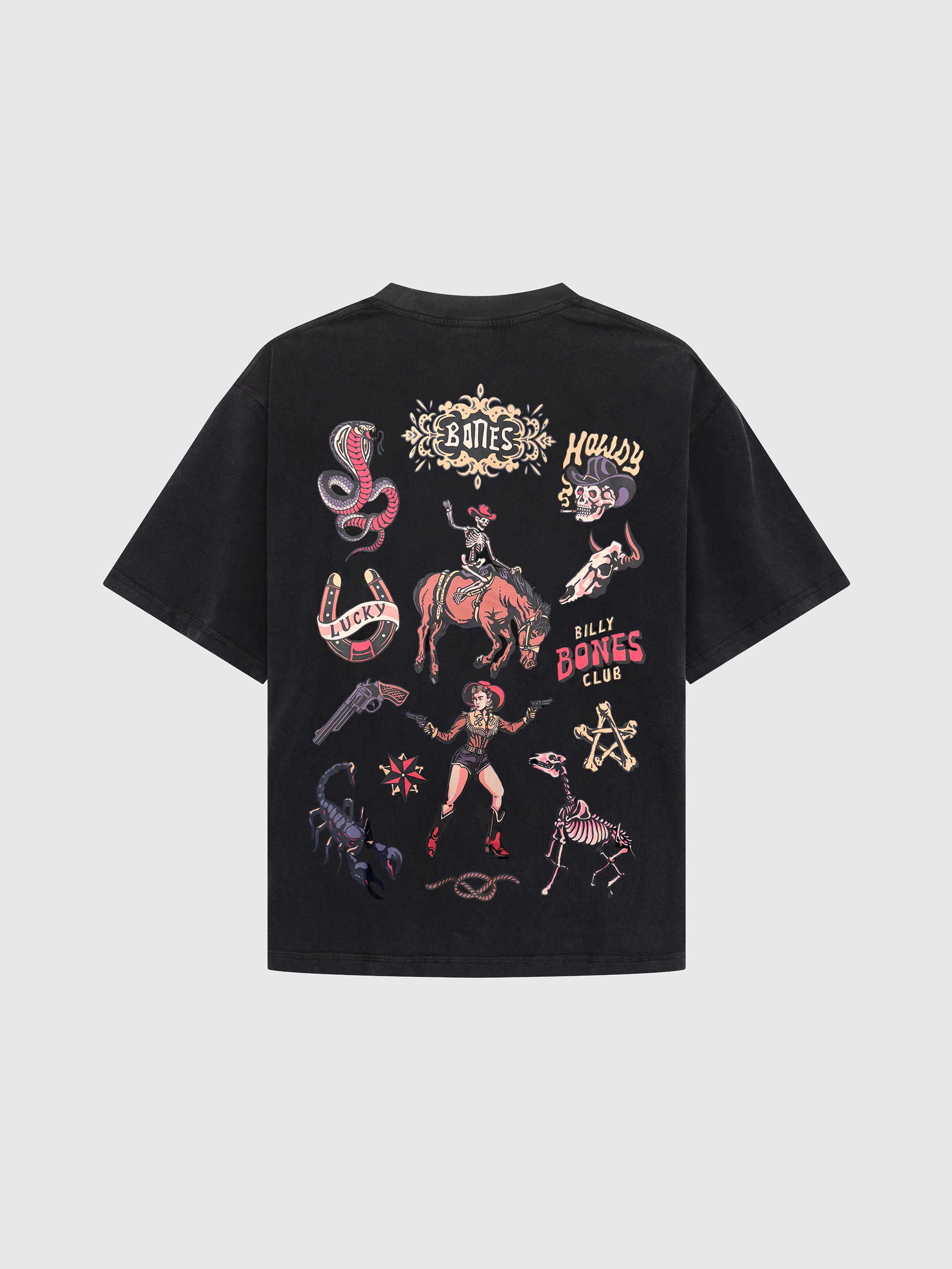 Flash Club 7.0 Tee - Washed Black