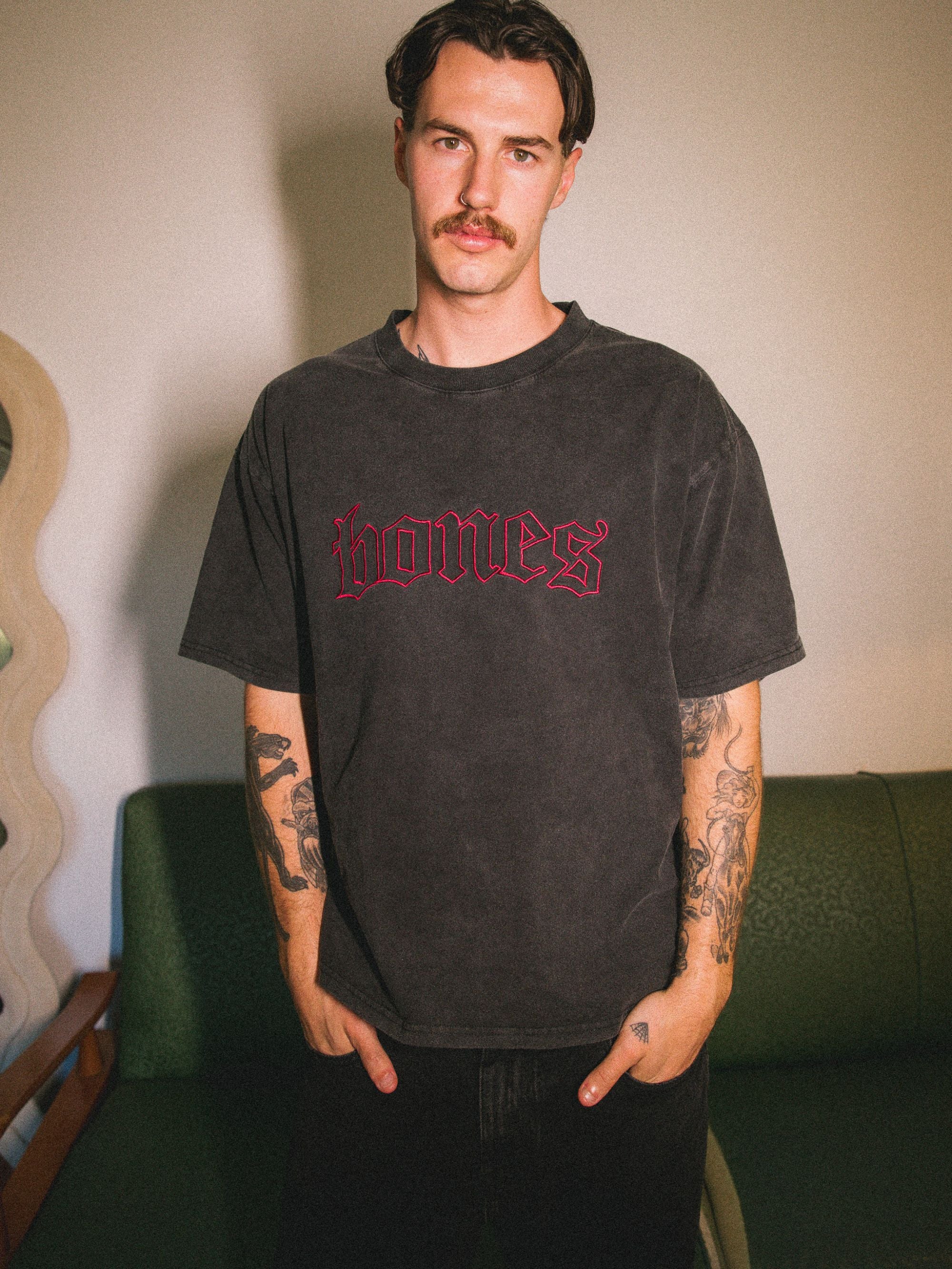 Dead End Lover Tee - Washed Black