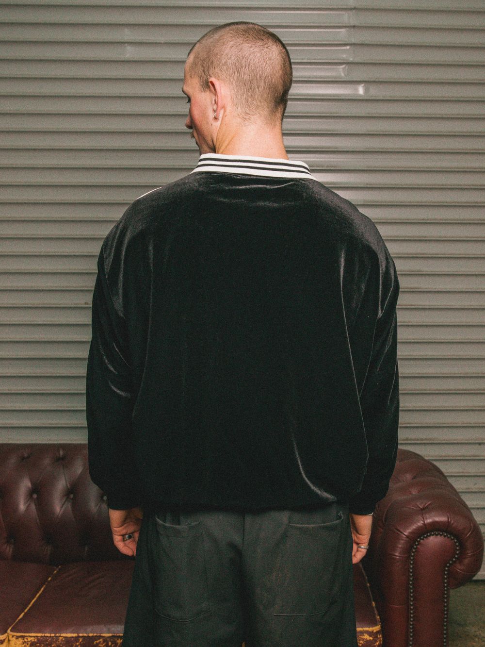 FC Velvet Sweater - Black
