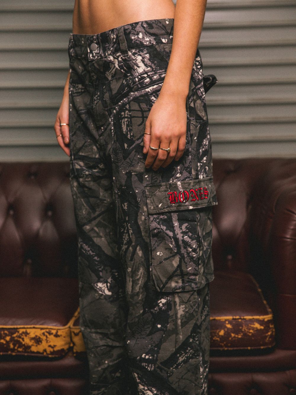 Gothic Cargo Pants - Alpine Camo