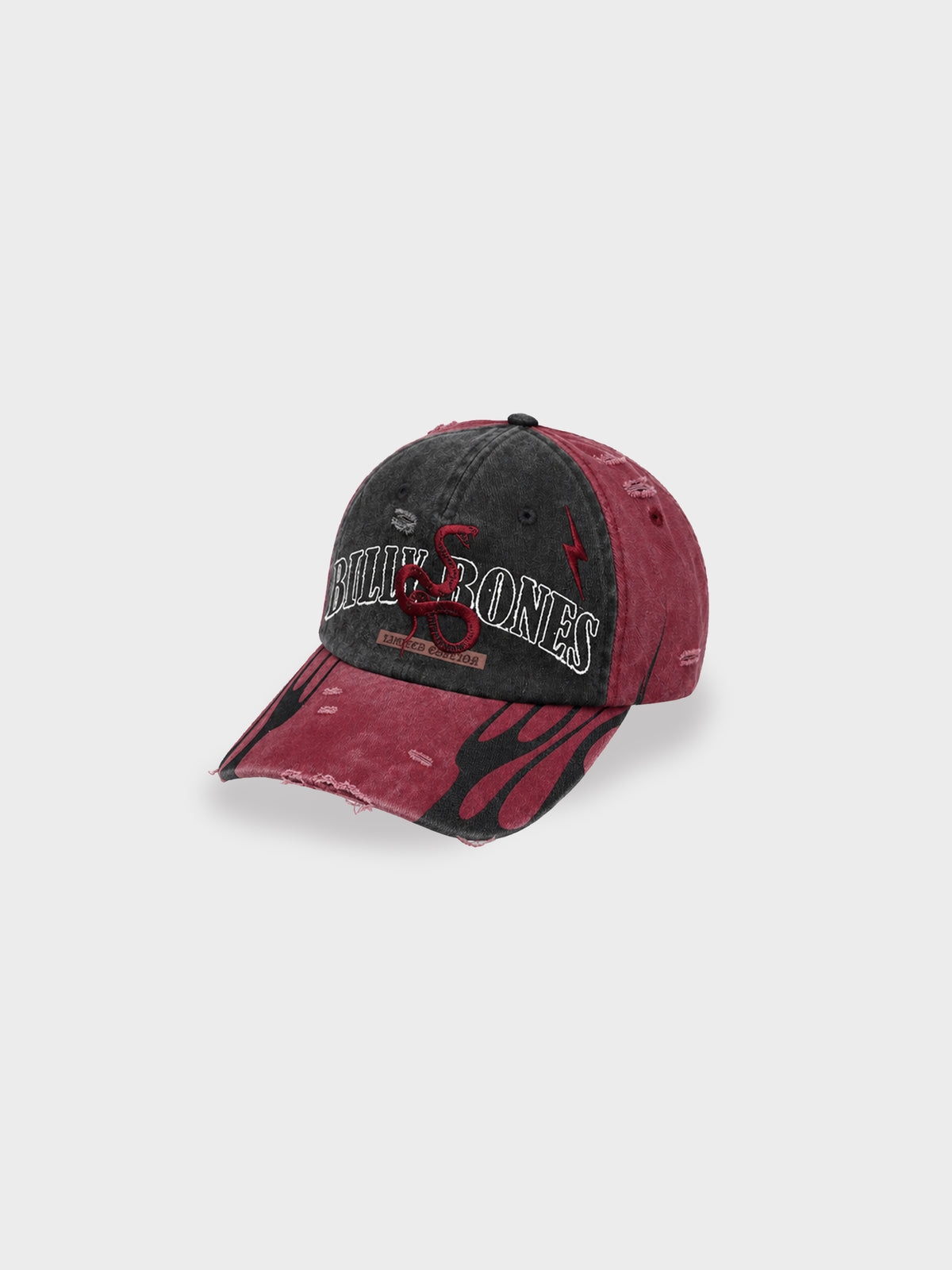 Serpent Machine Cap - Washed Red