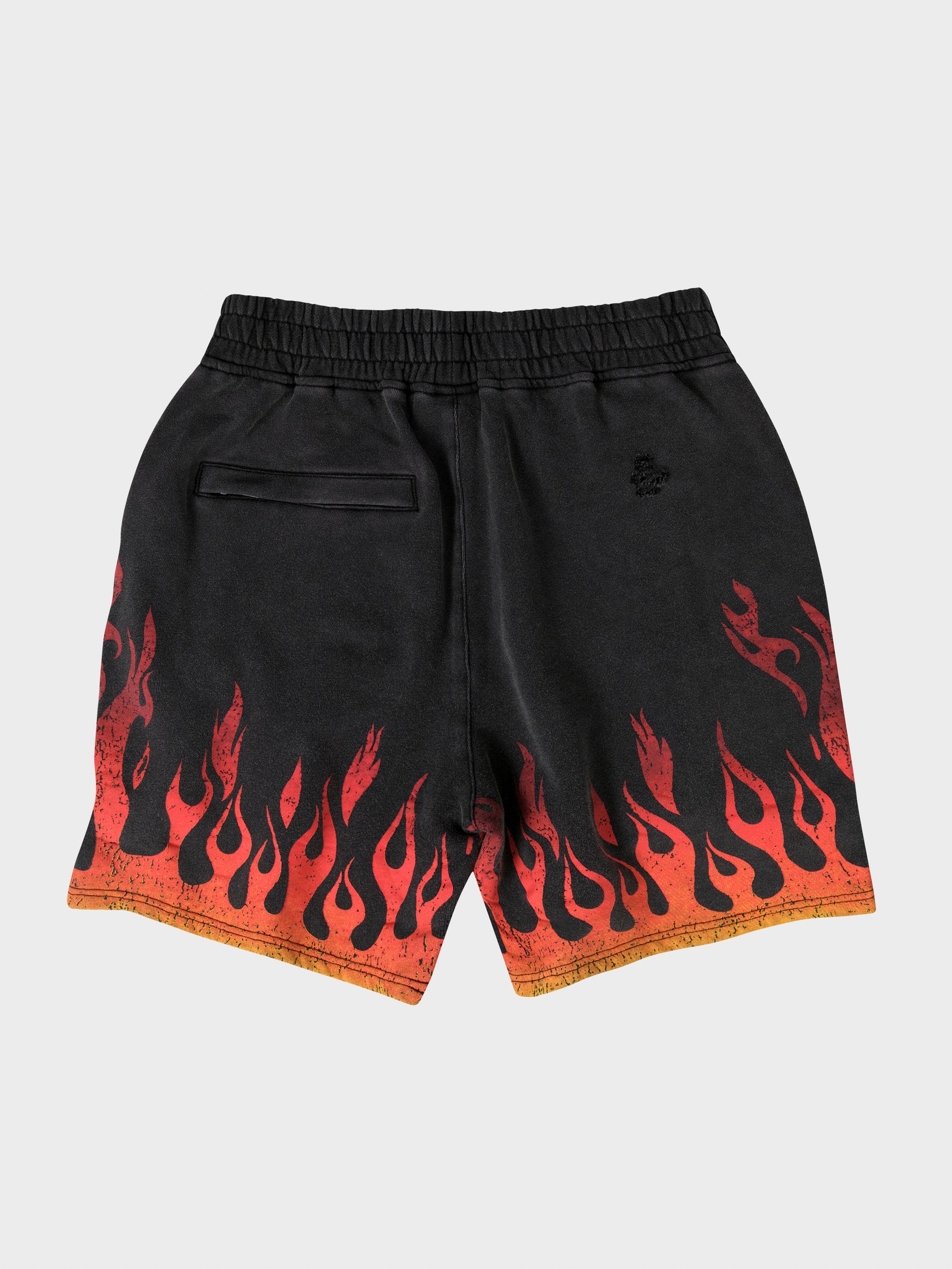 Burner Jersey Shorts - Flame/Washed Black