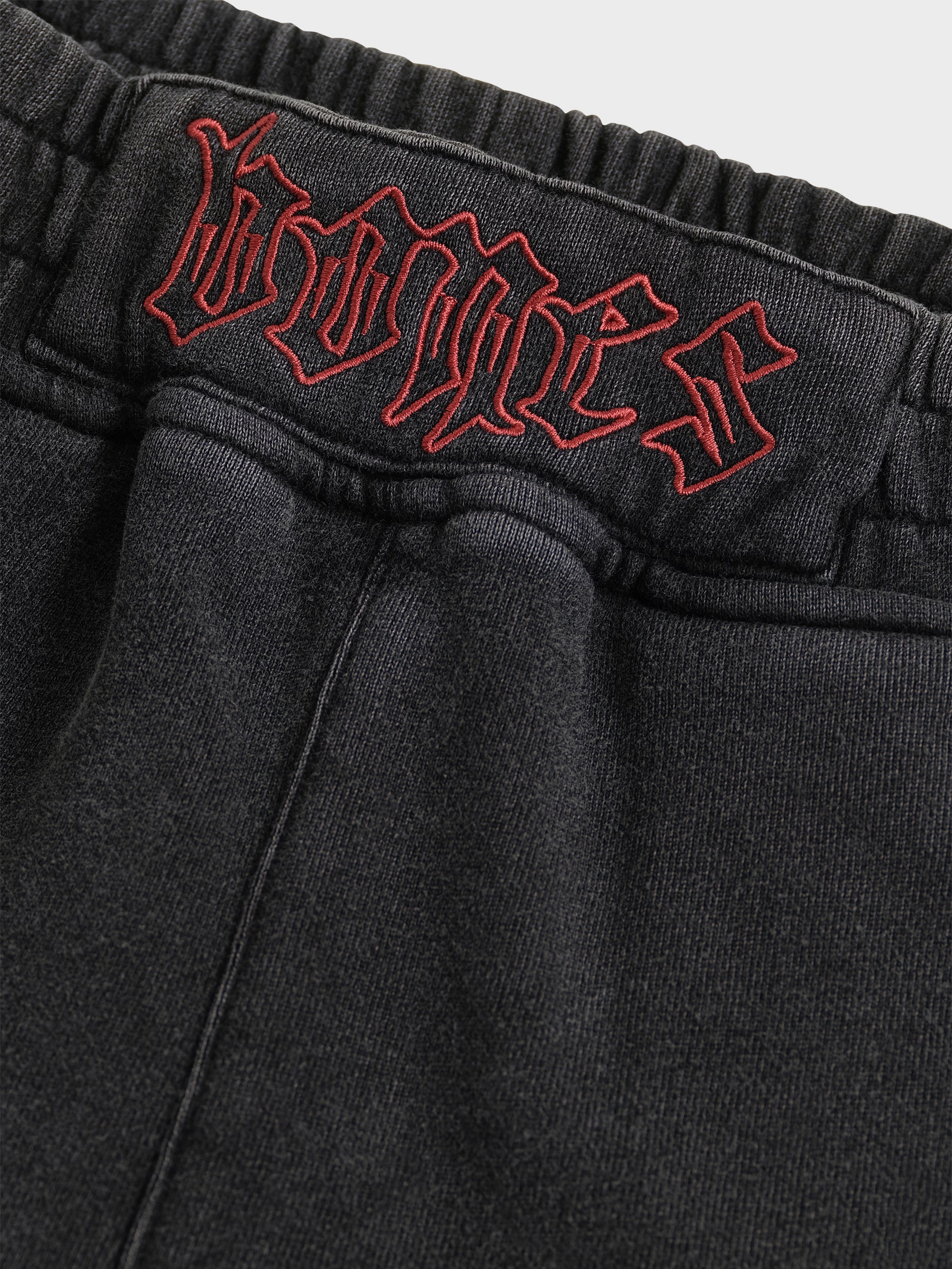 Burner Jersey Shorts - Flame/Washed Black