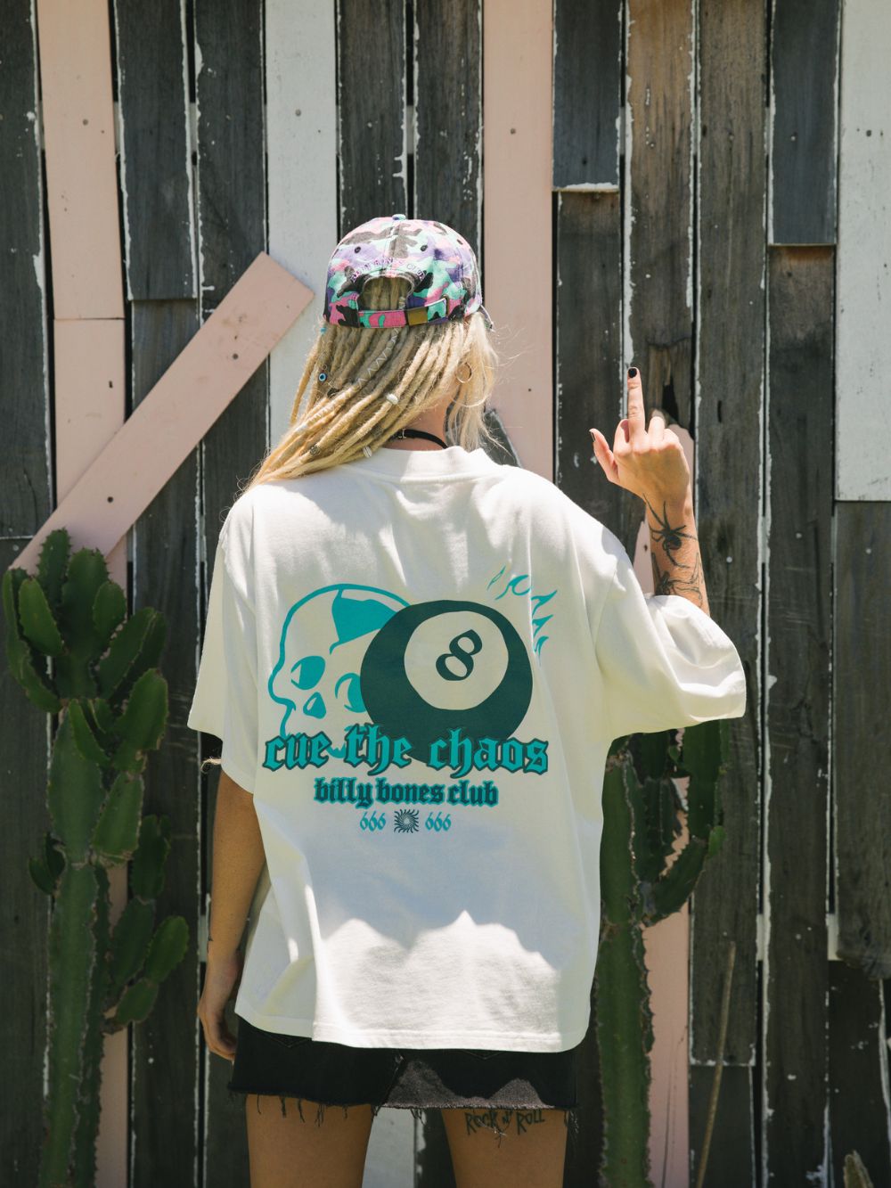 Cue the Chaos - Vintage White