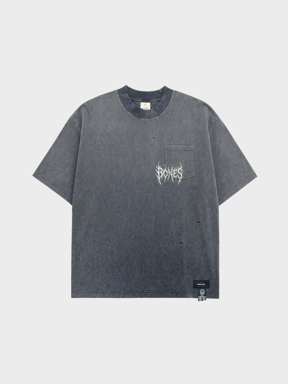 Punk Pocket Tee - Sunfaded Grey