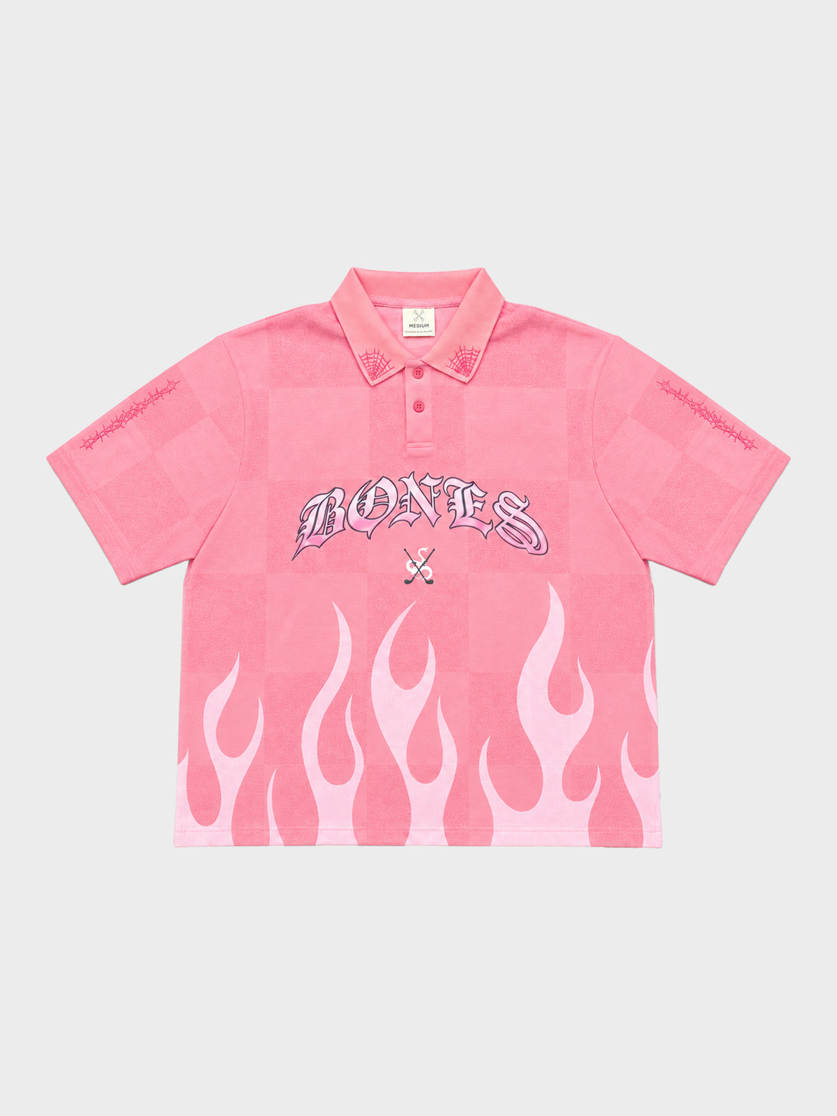 Flamed Swinger Polo - Pink