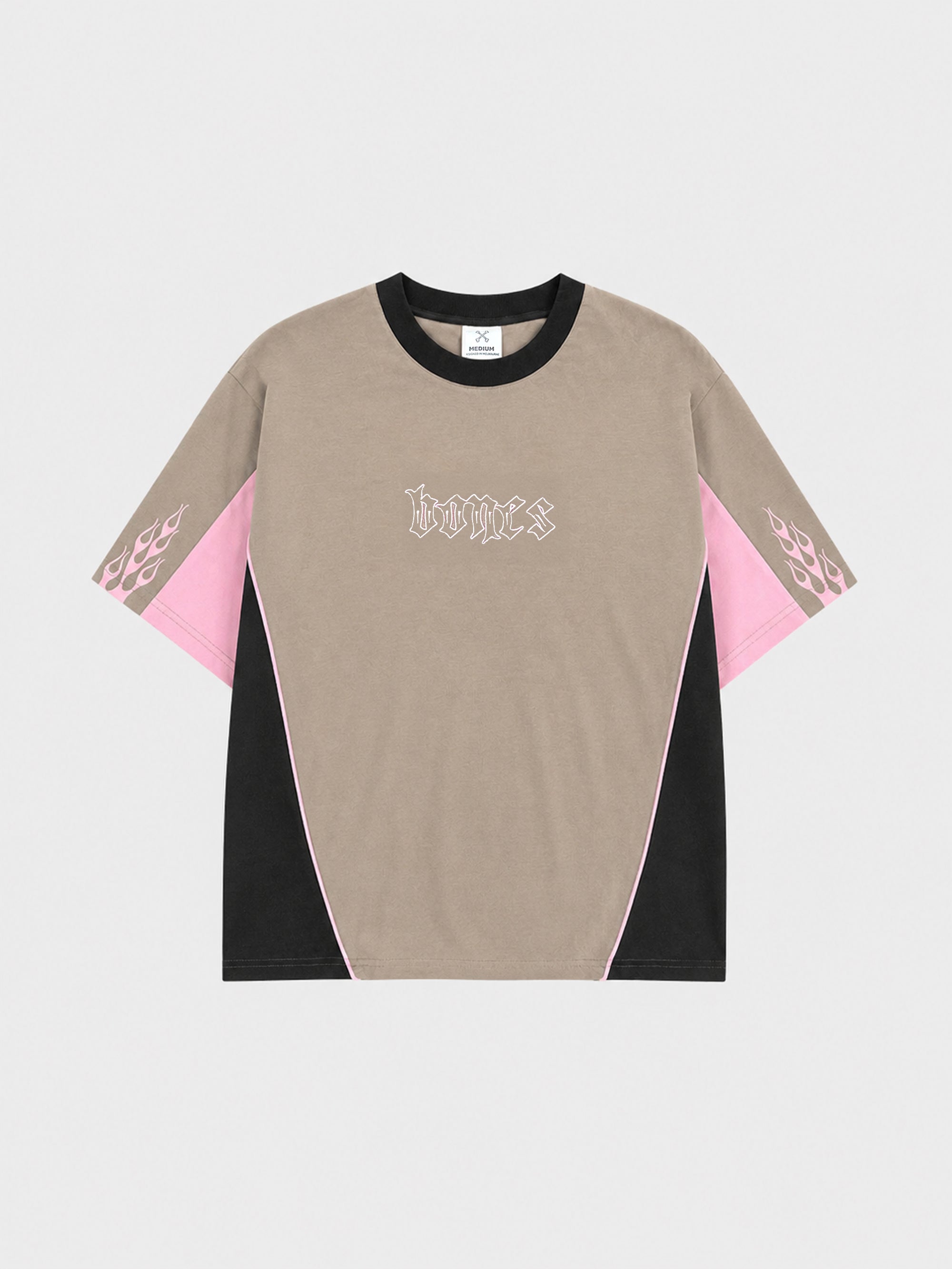 90's Steeze Panel Tee - 3 Tone