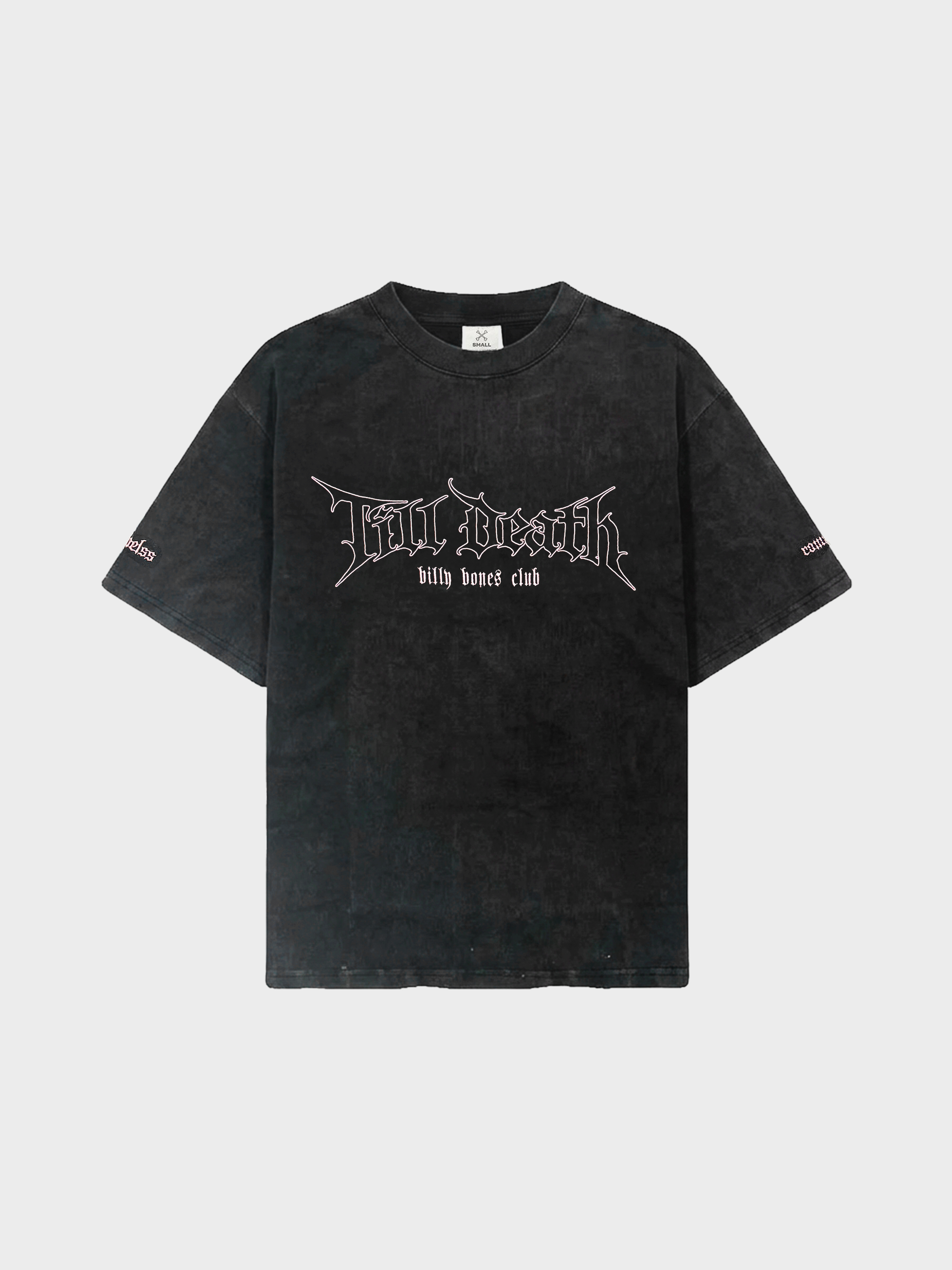 Hopeless Romantic Tee - Washed Black