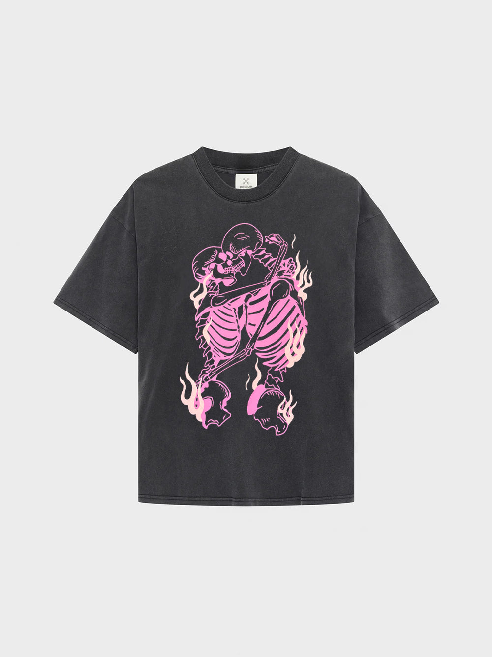 Love Me Till I'm Bones Tee - Vintage Black