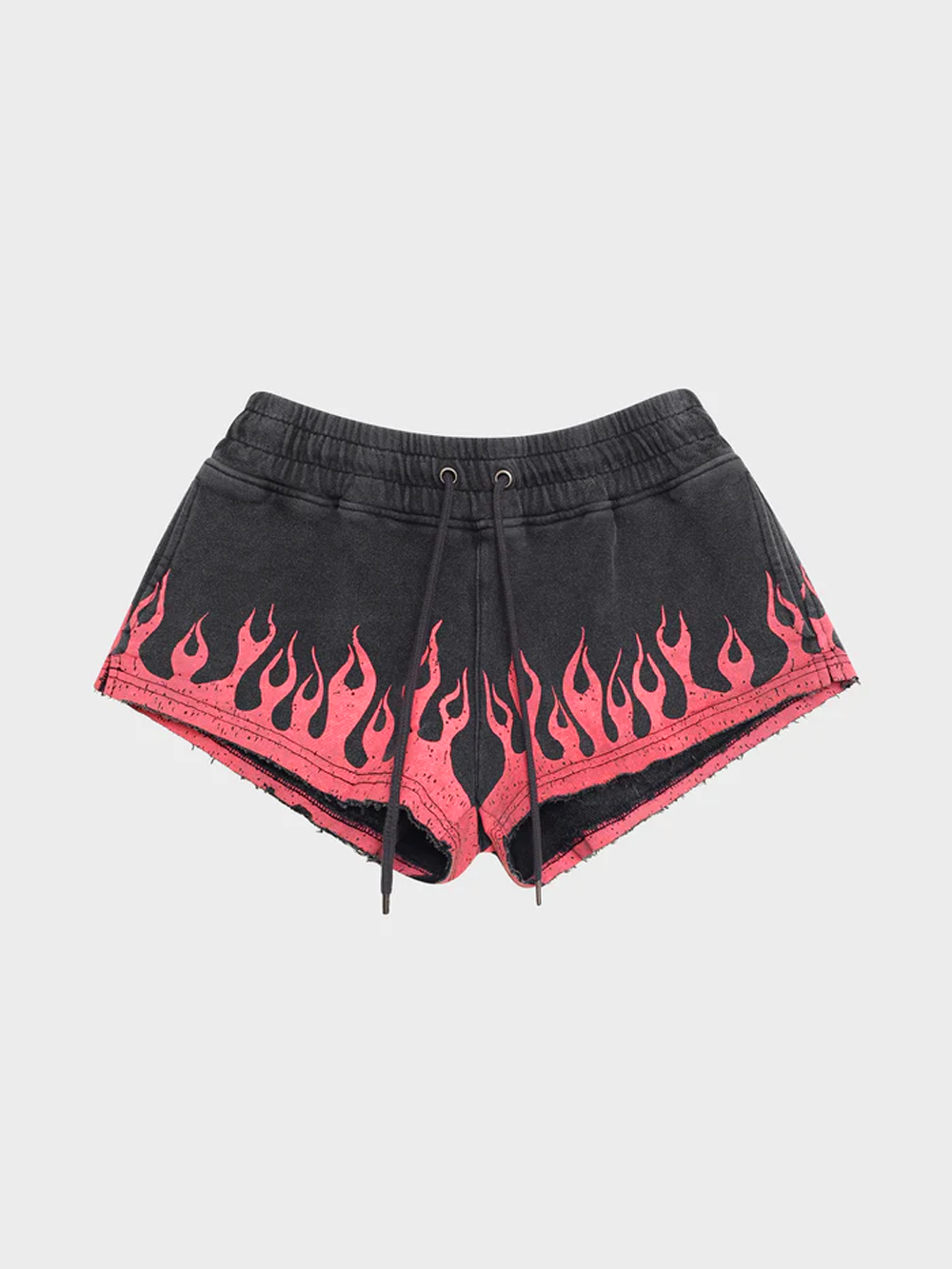 Booty Burners - Washed Black/Red