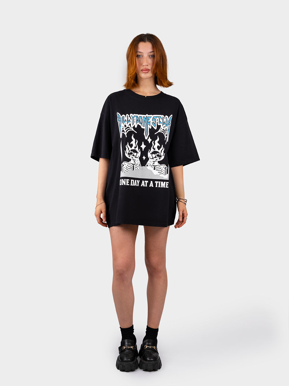 One Day At A TIme Tee - Vintage Black