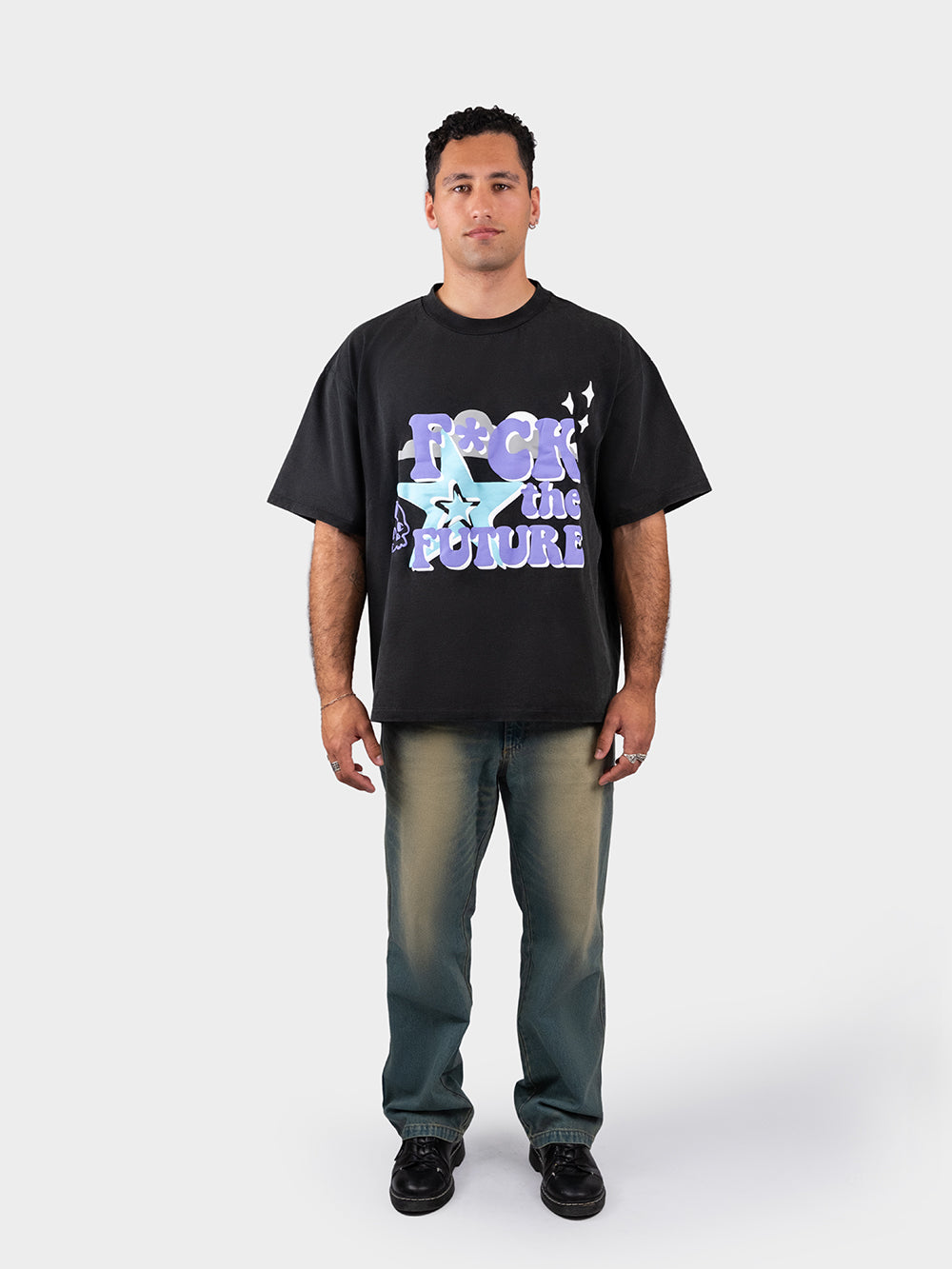 F*ck The Future Tee - Vintage Black