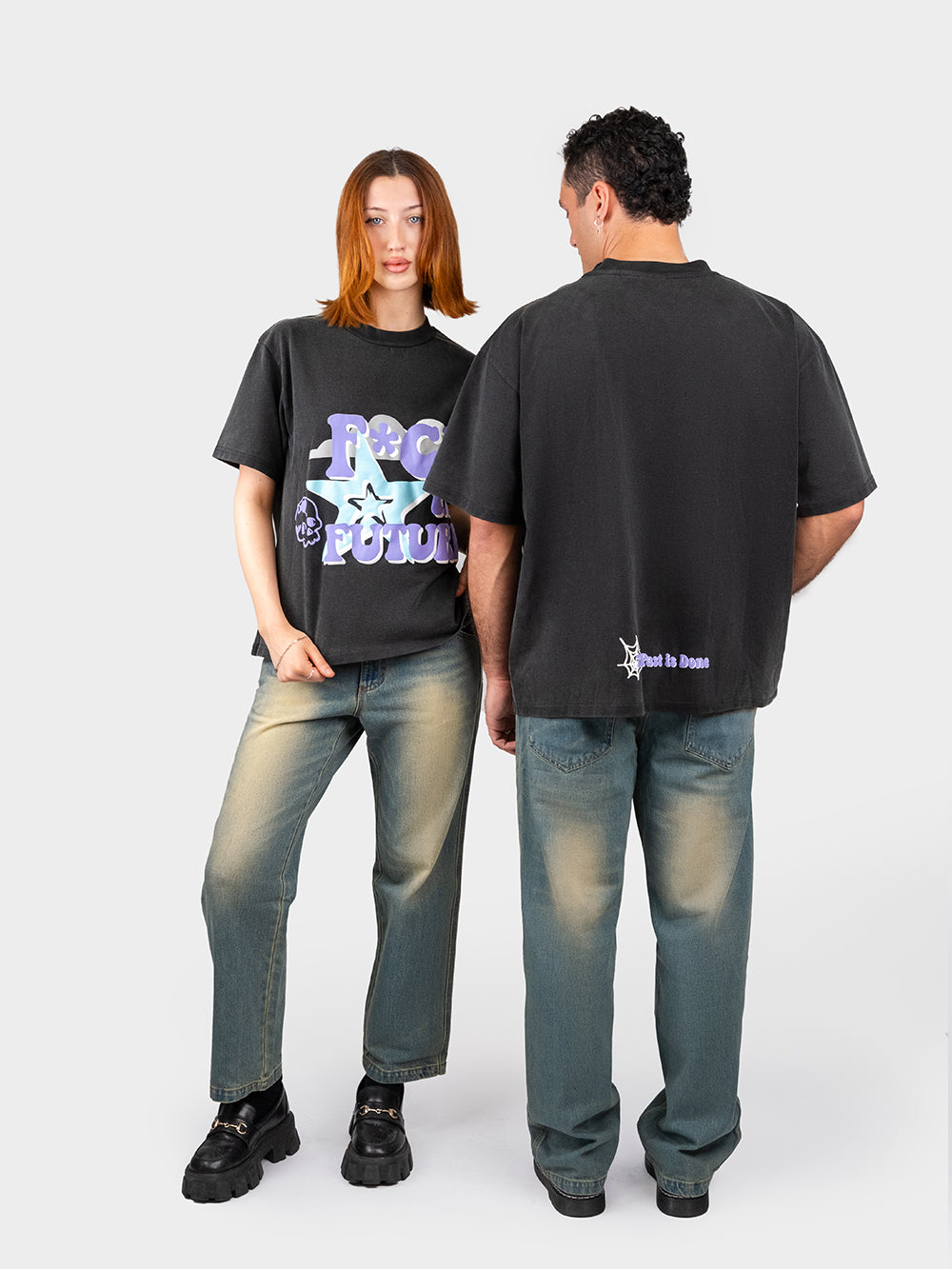 F*ck The Future Tee - Vintage Black