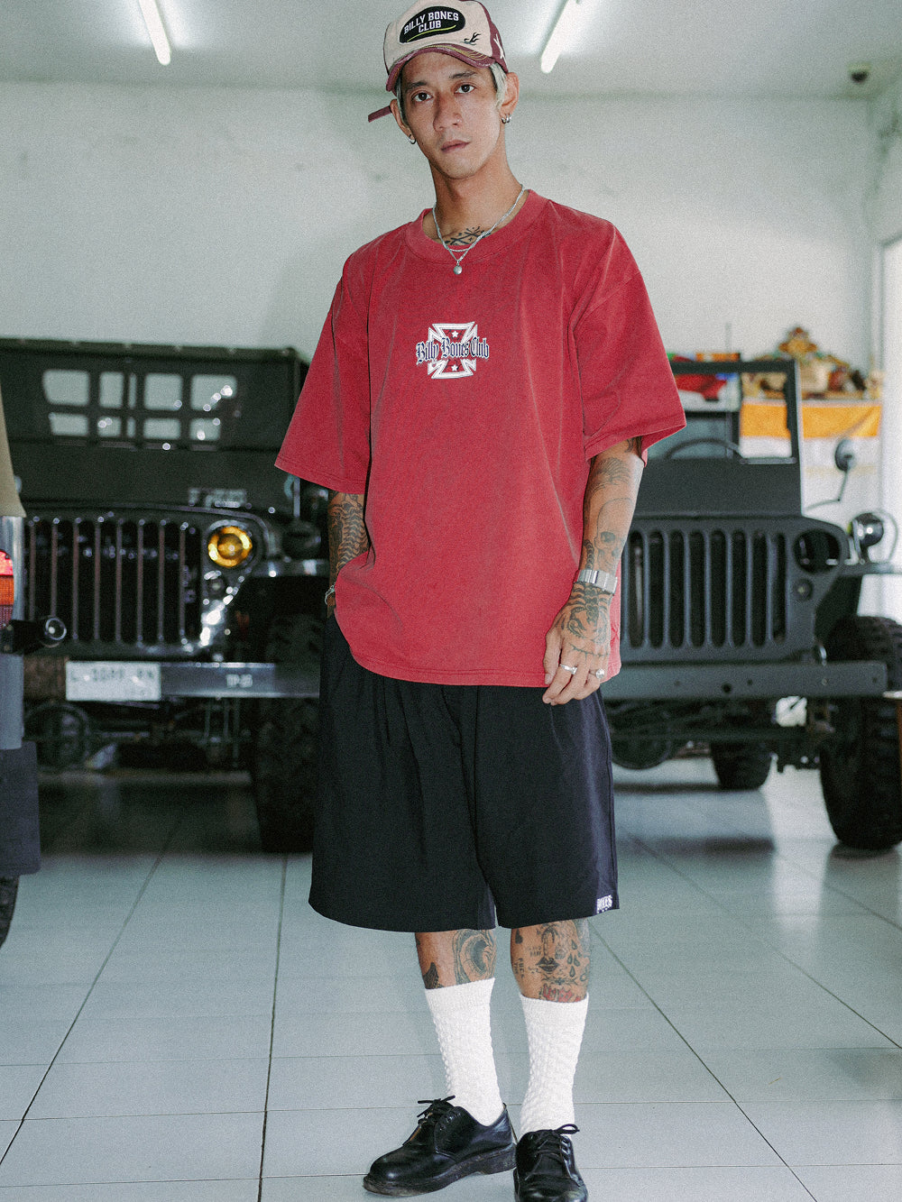 Low Rider Tee -  Washed Red
