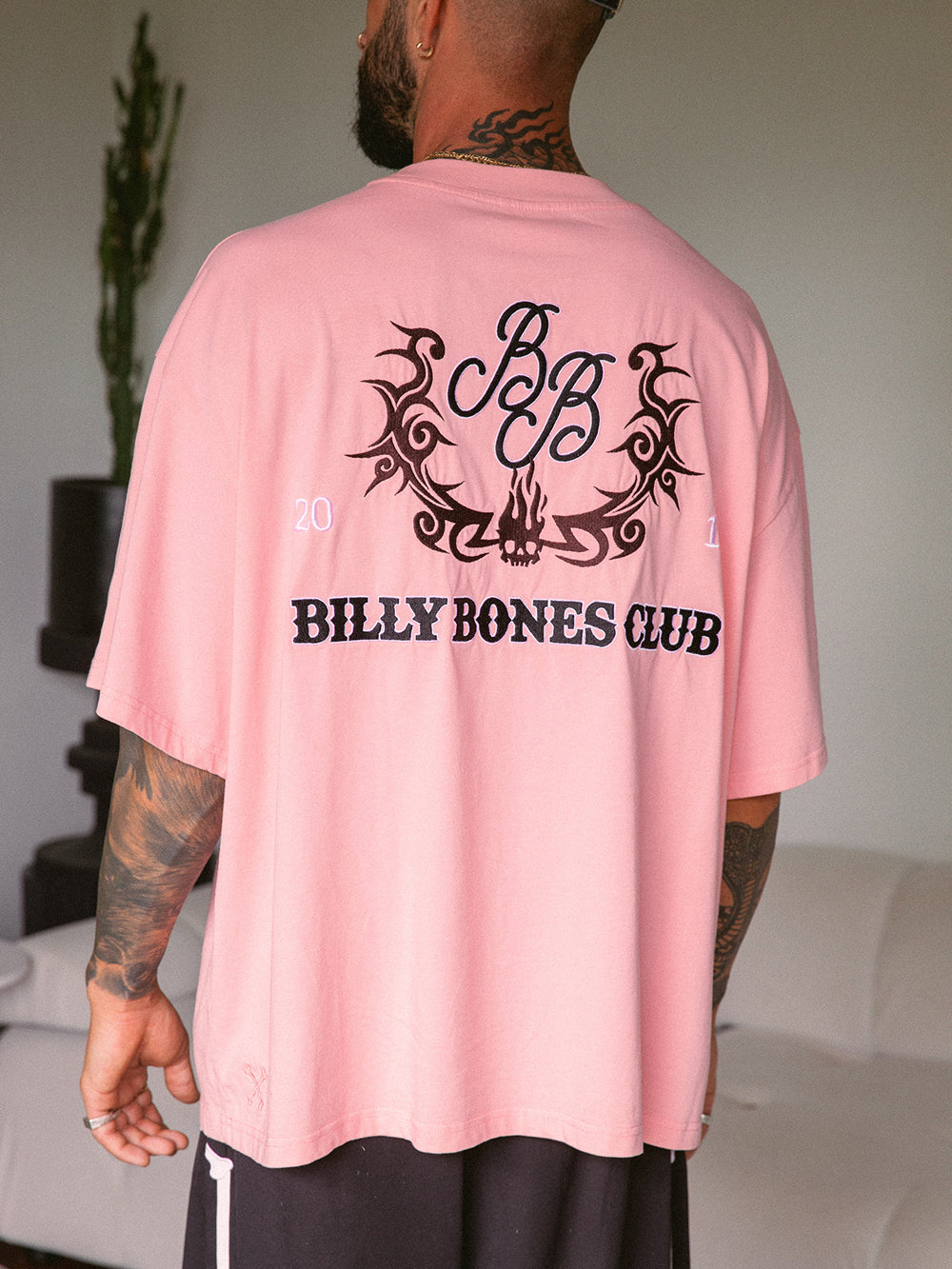 Tribal Steeze Tee - Washed Pink