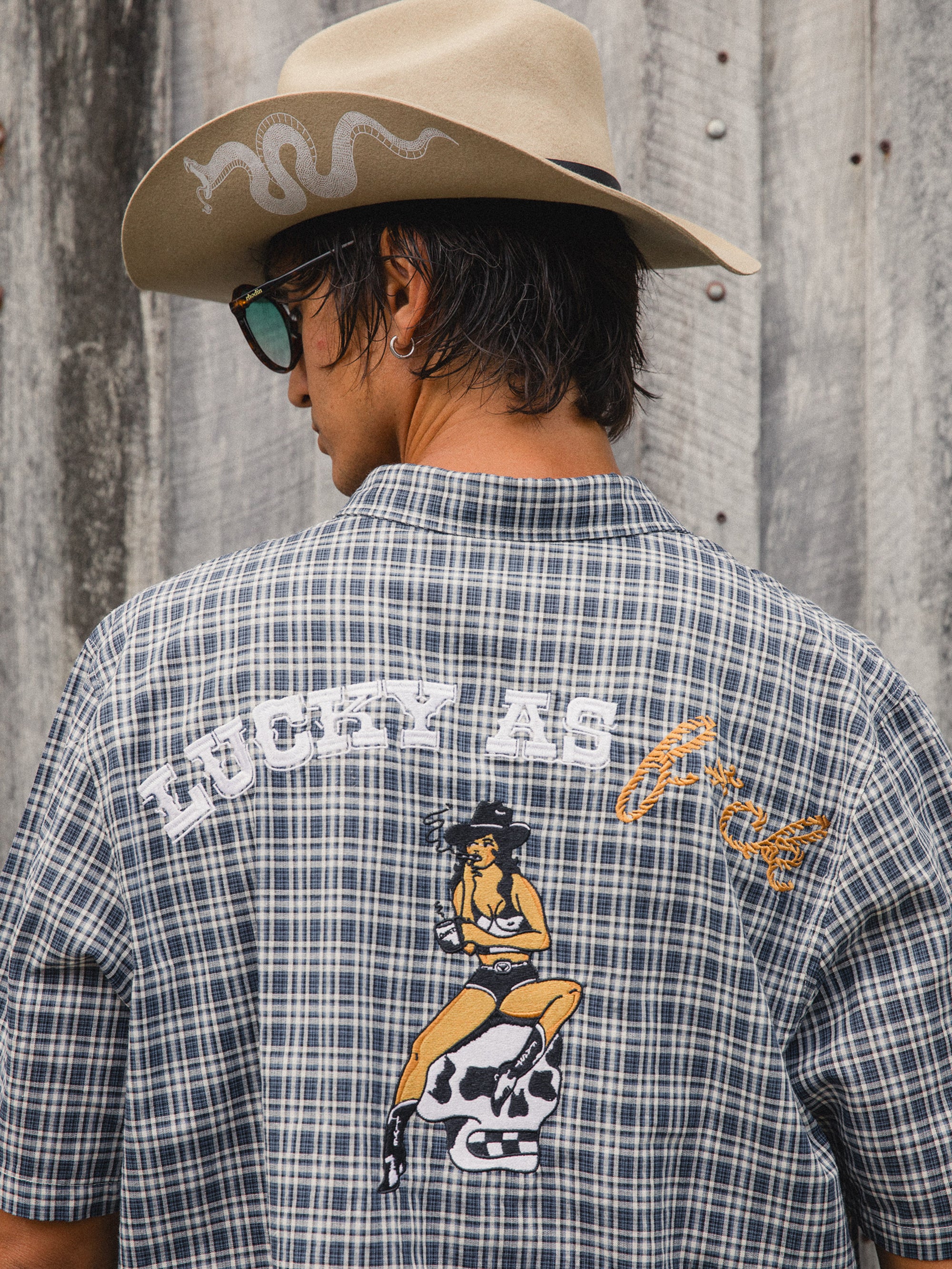 Serpent Cowboy Hat - Caramel