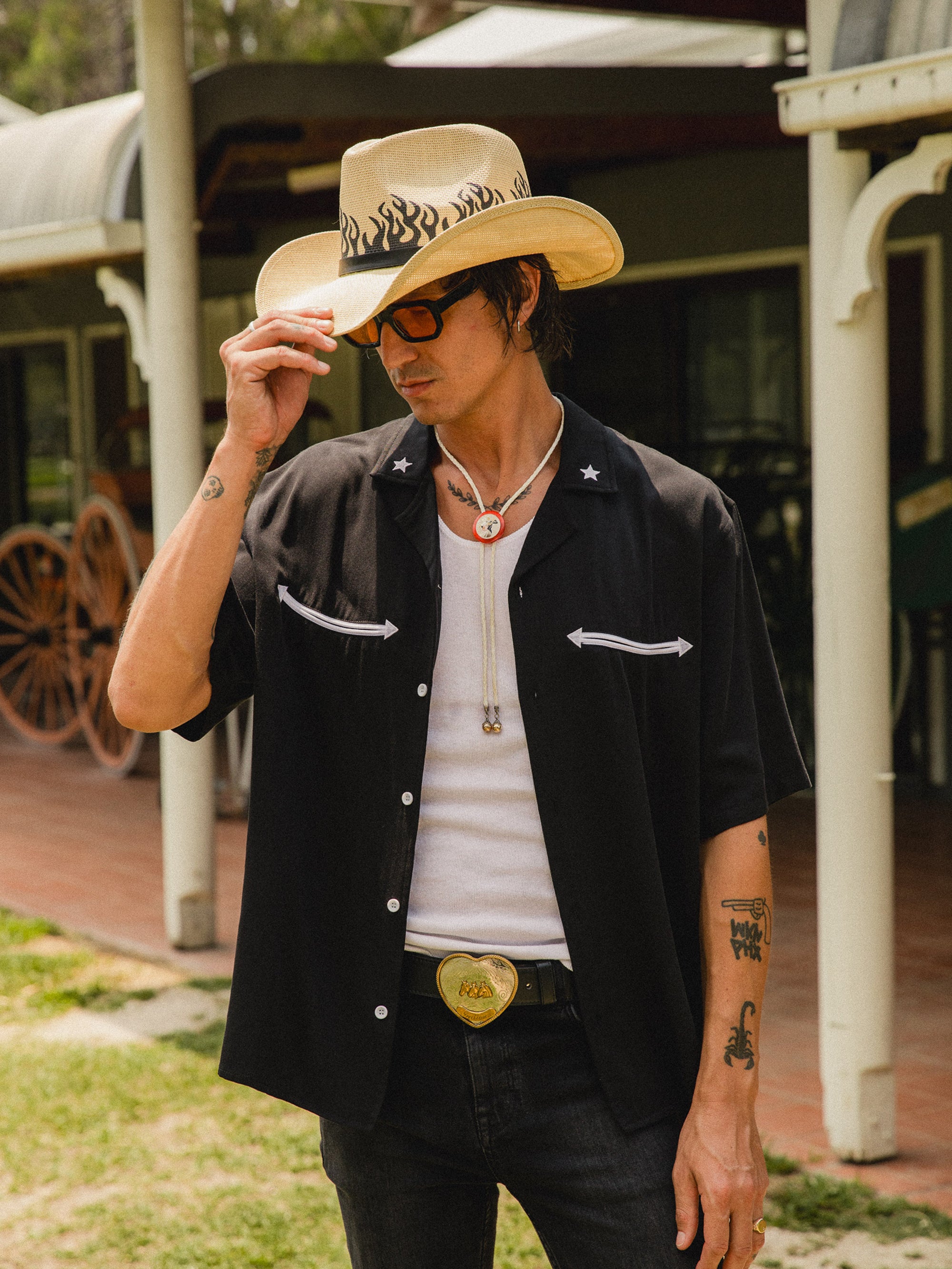 Burner Straw Cowboy Hat