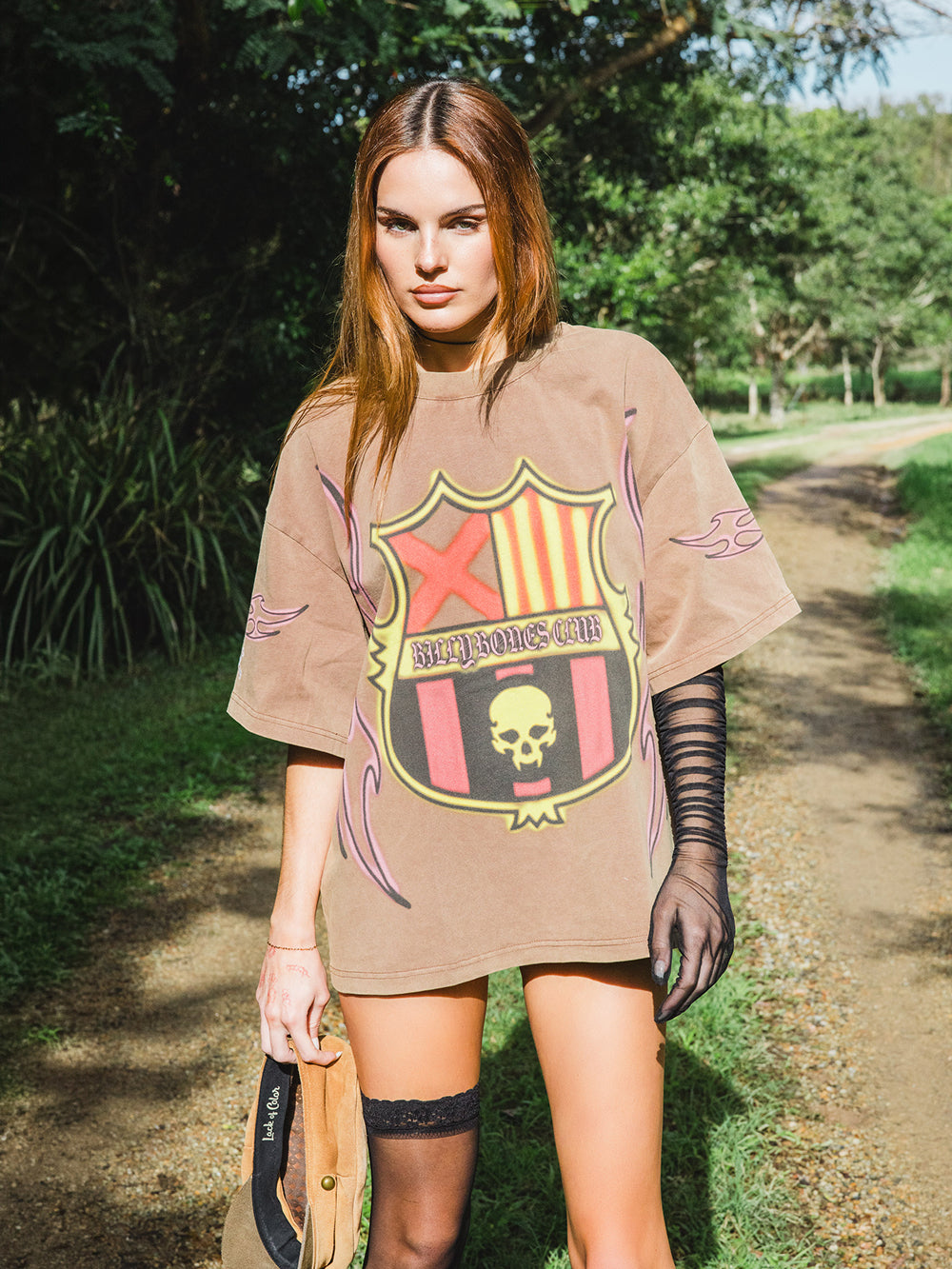 Tribal FC Tee - Washed Brown