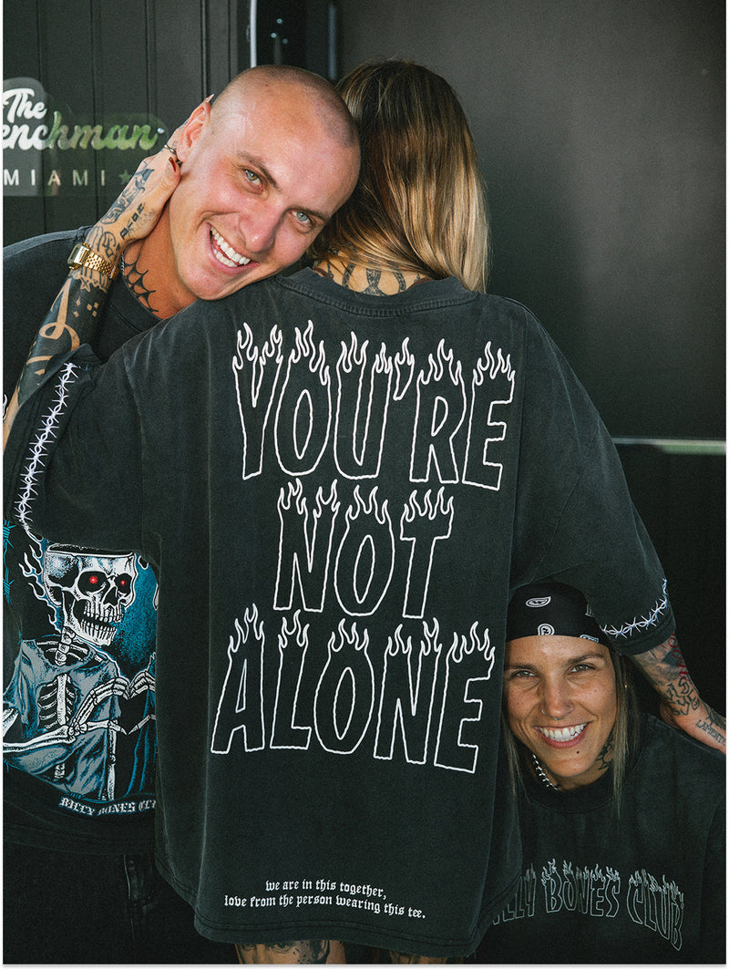 In It Together Tee - Sunfaded Black
