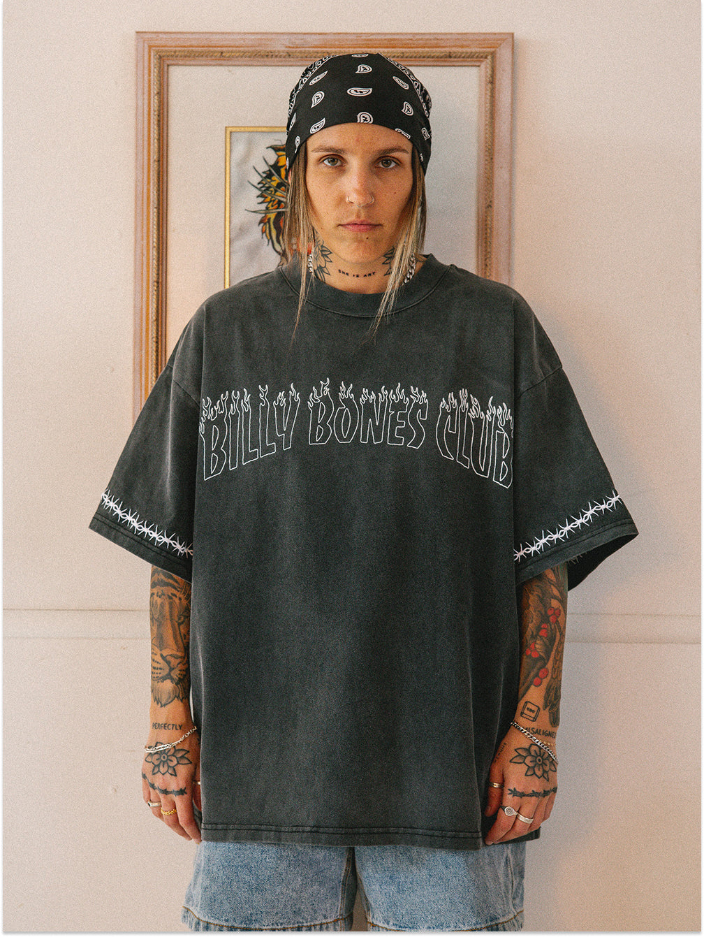 In It Together Tee - Sunfaded Black