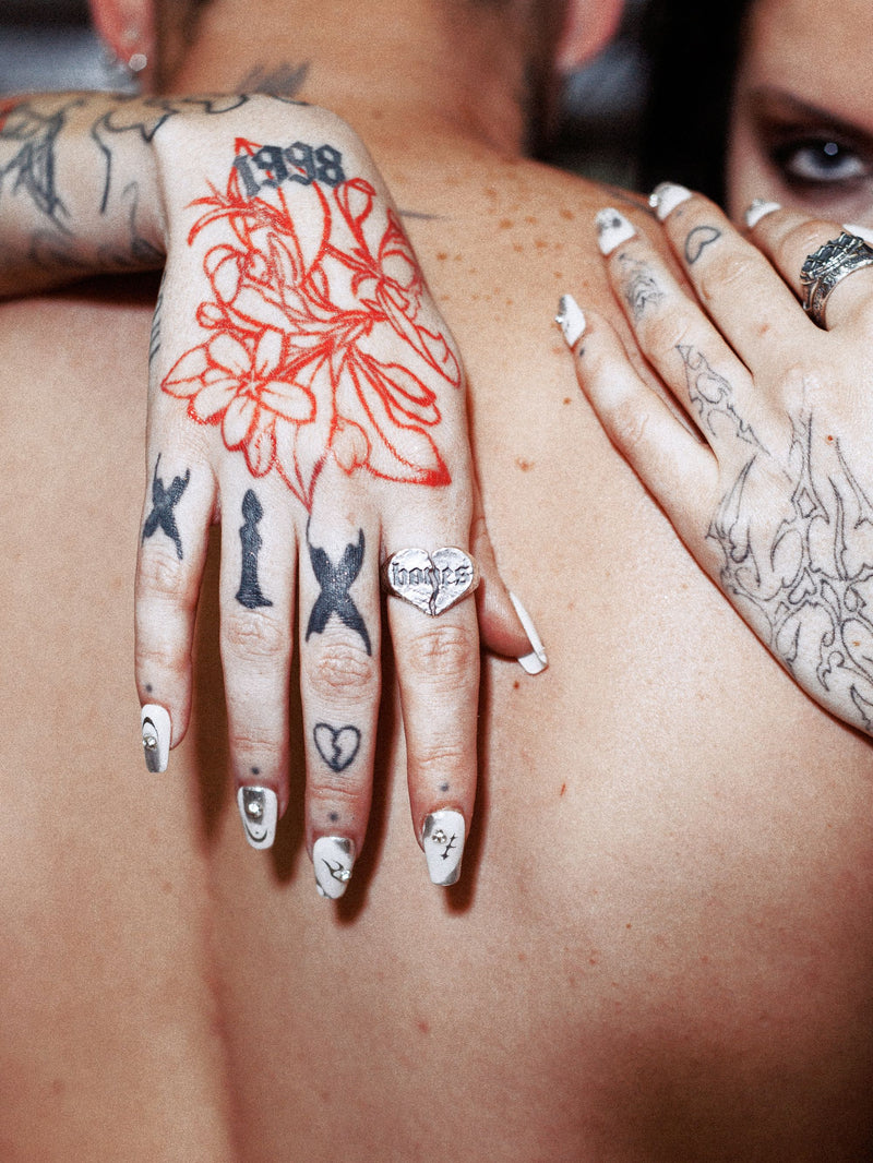 Broken Heart Ring - 925 Silver