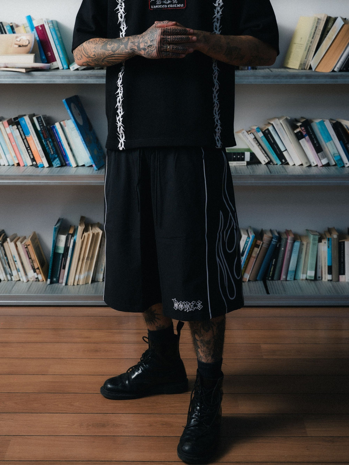 Light It Up Shorts - Black