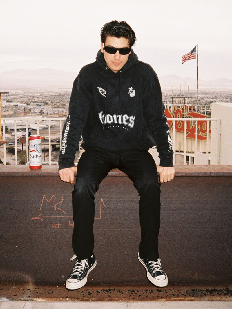 BTTB Stacker Hoodie - Acid Black