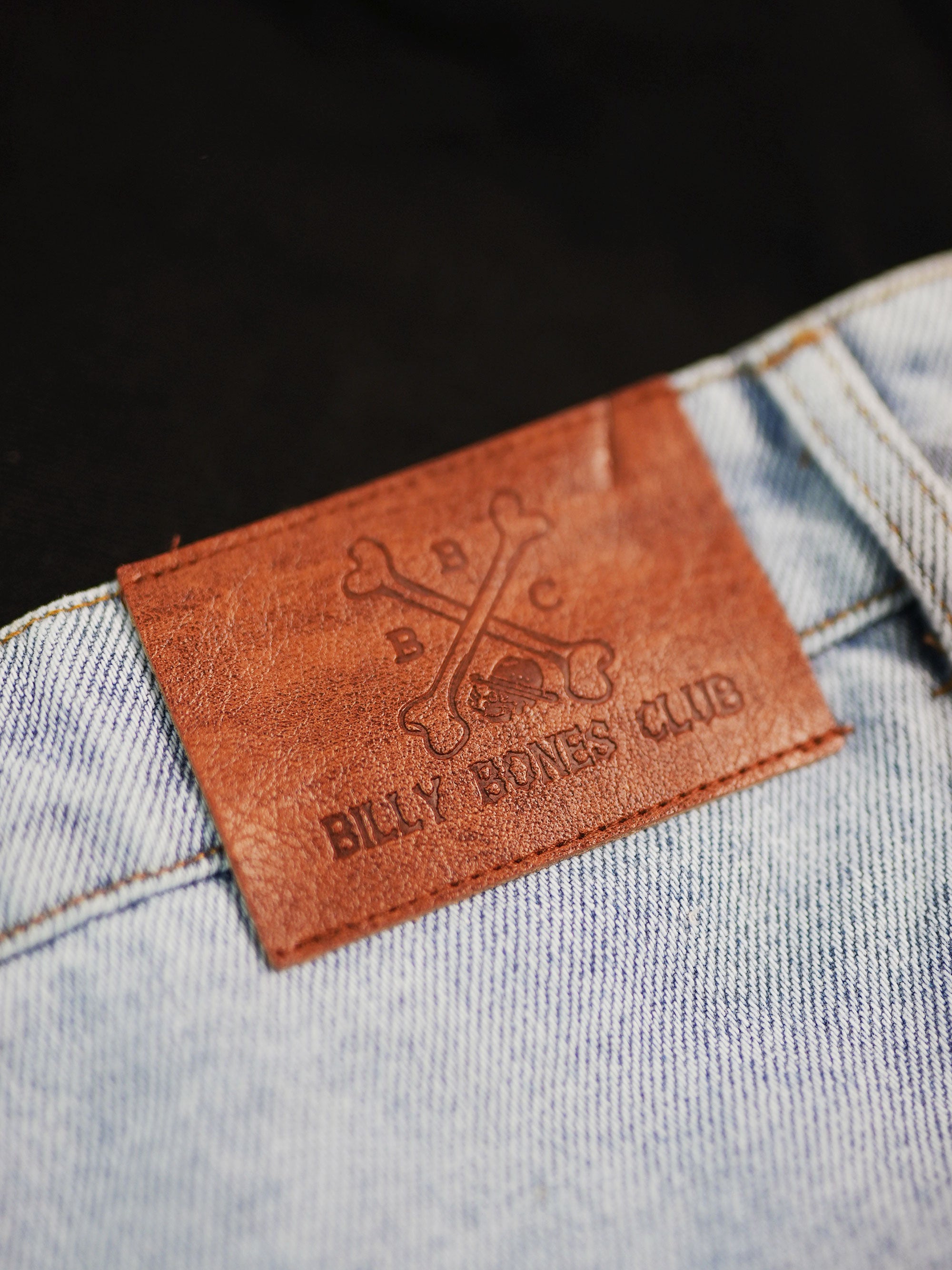 Burner Denim Fem Shorts  - Washed Blue