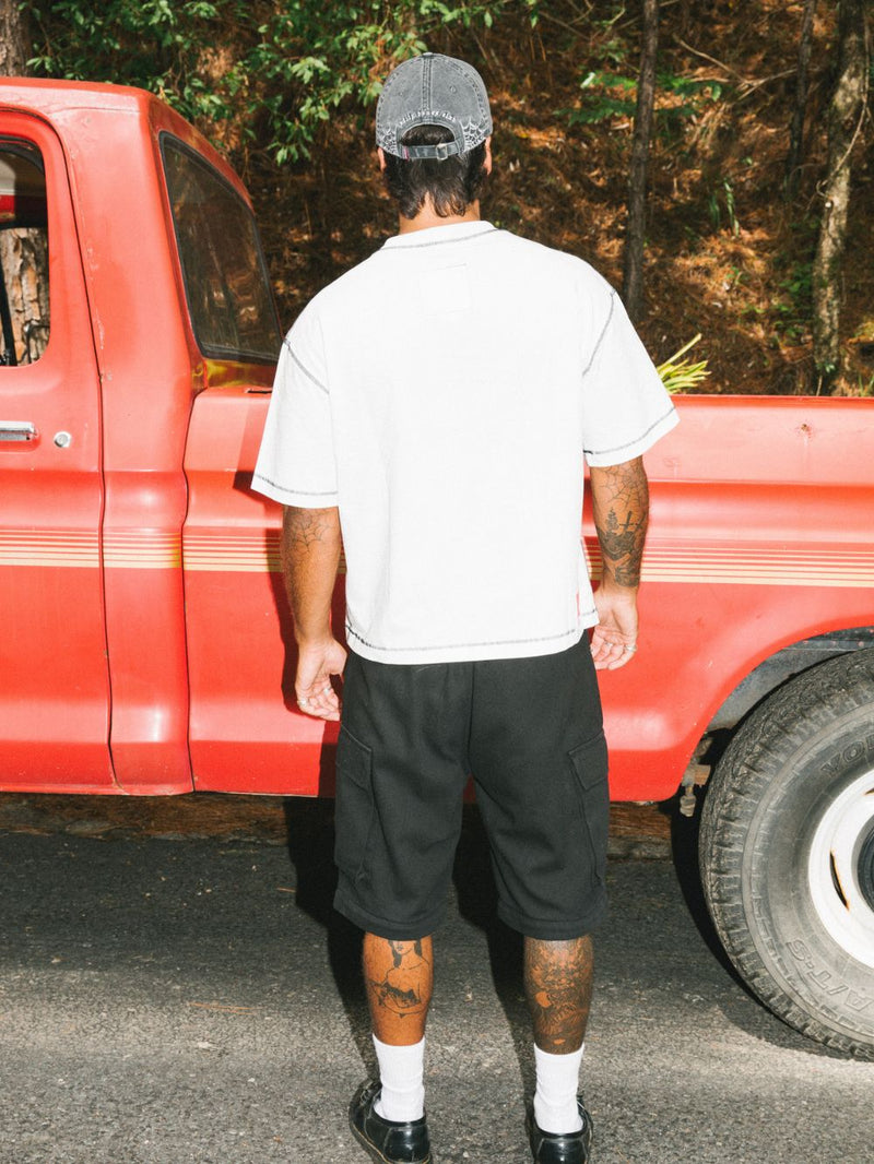 Webbed Steeze Cap - Washed Black