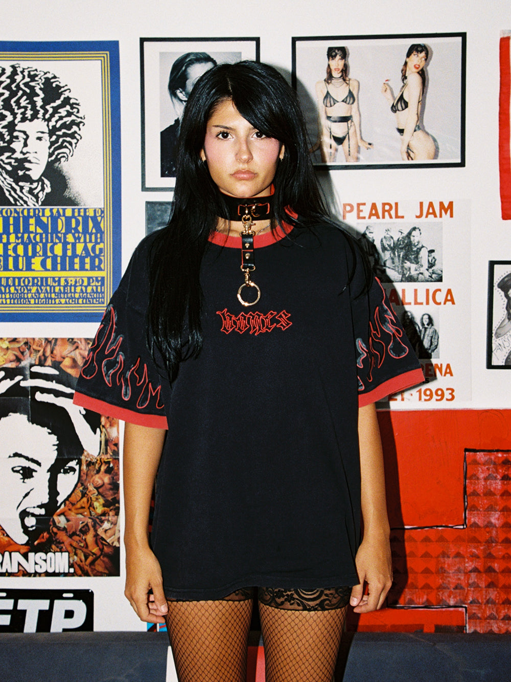 Flamed Steeze Tee - Black