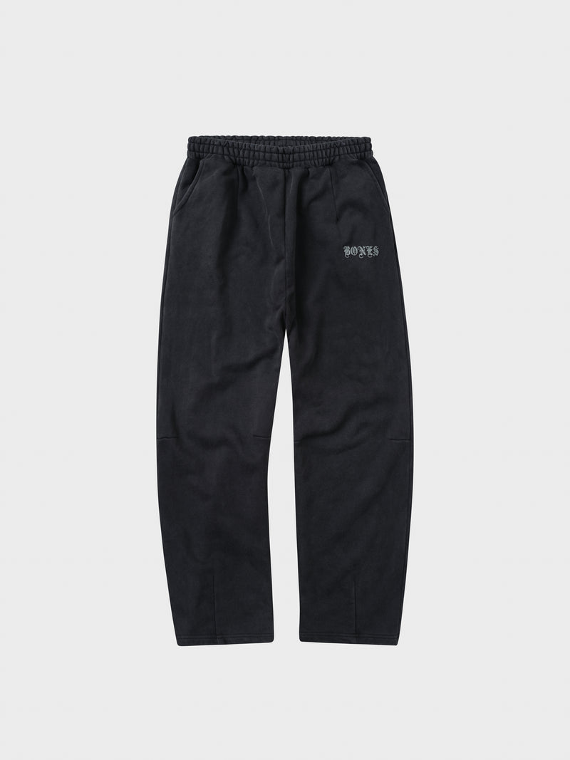 Front Left Track Pants - Washed Black