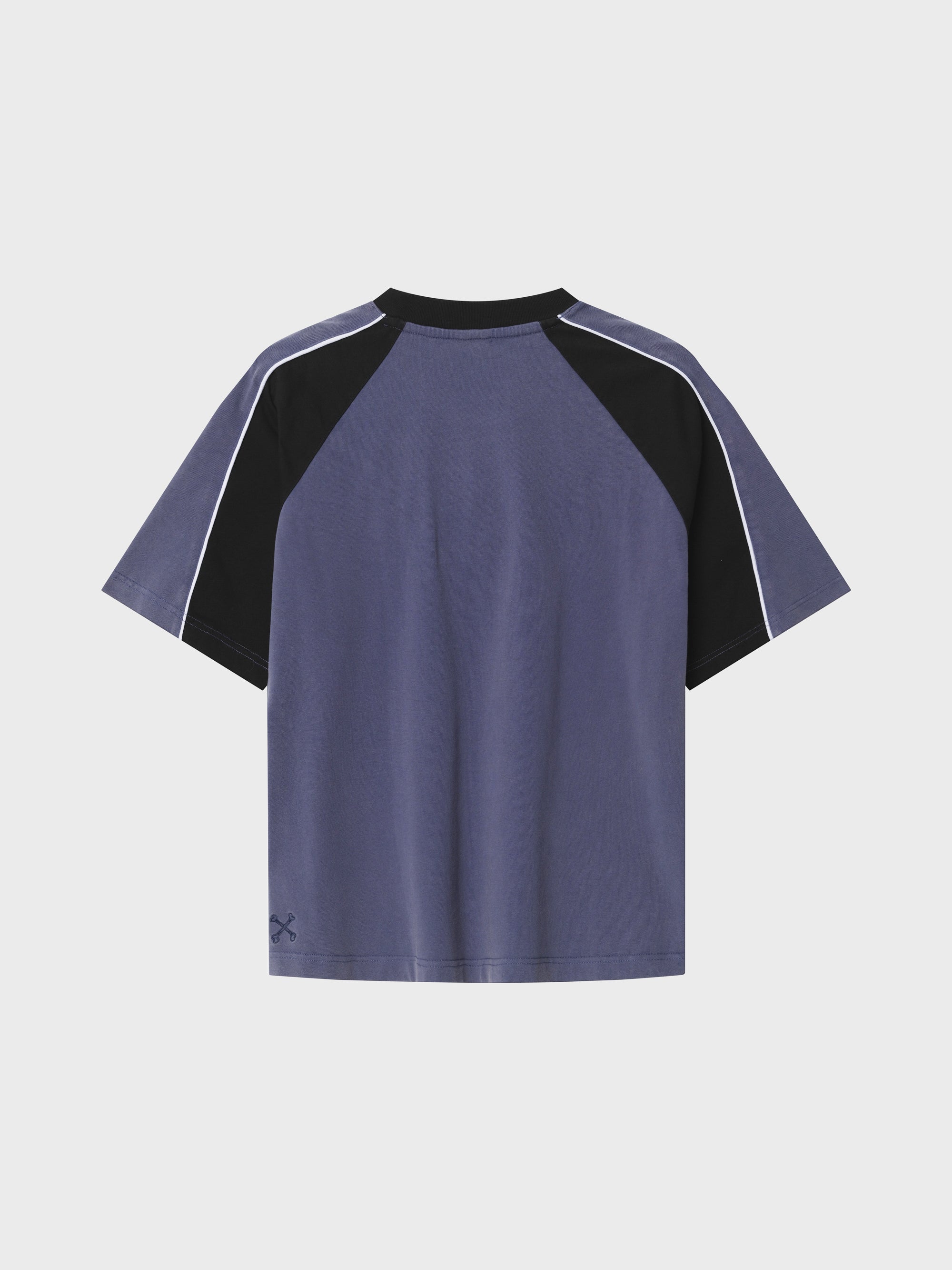 Small Steps Panel Tee - Blue