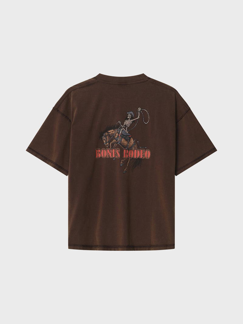 Bones Rodeo Tee - Brown
