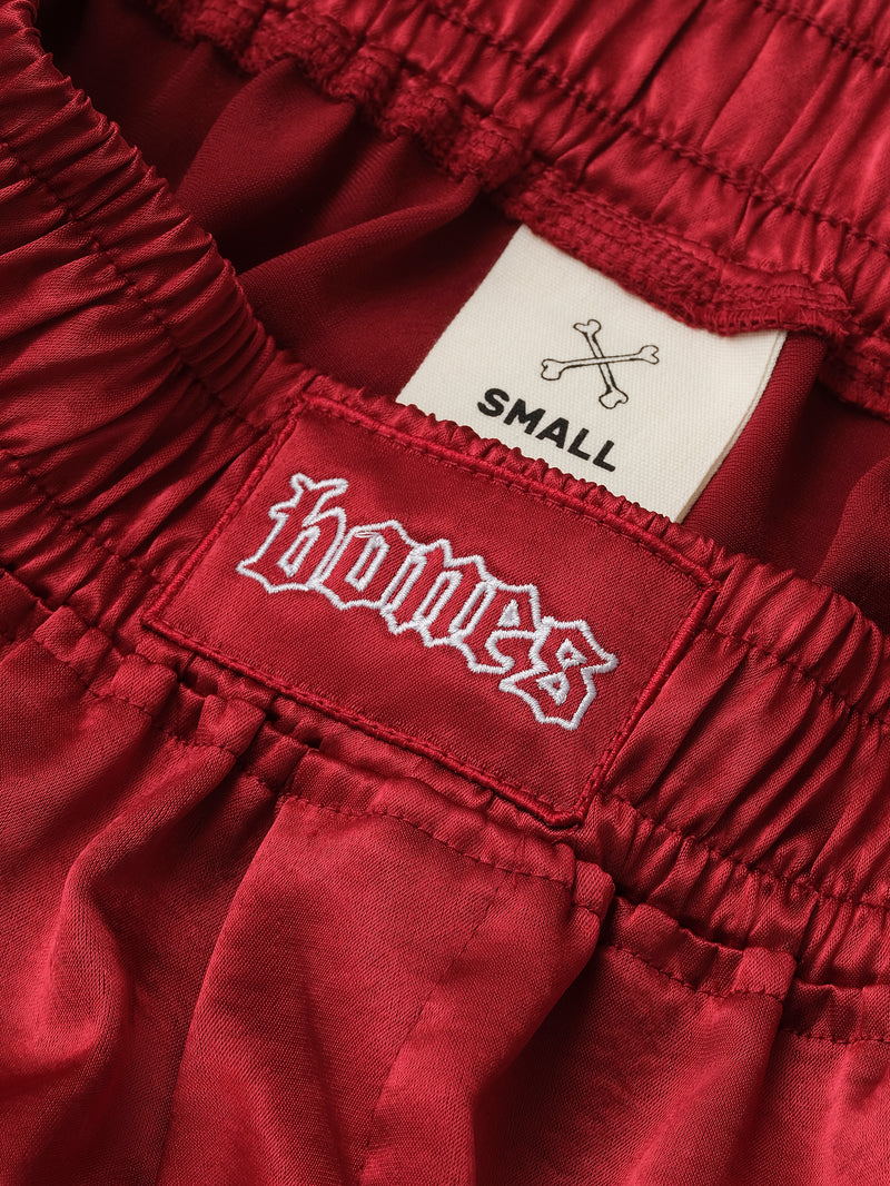 Double Crossed Silk Short - Shiraz