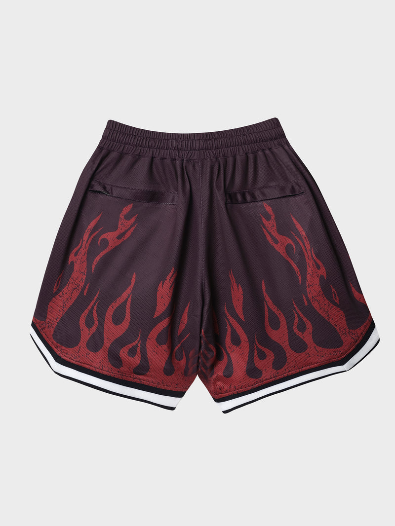 Burner Baller Short - Black/Red