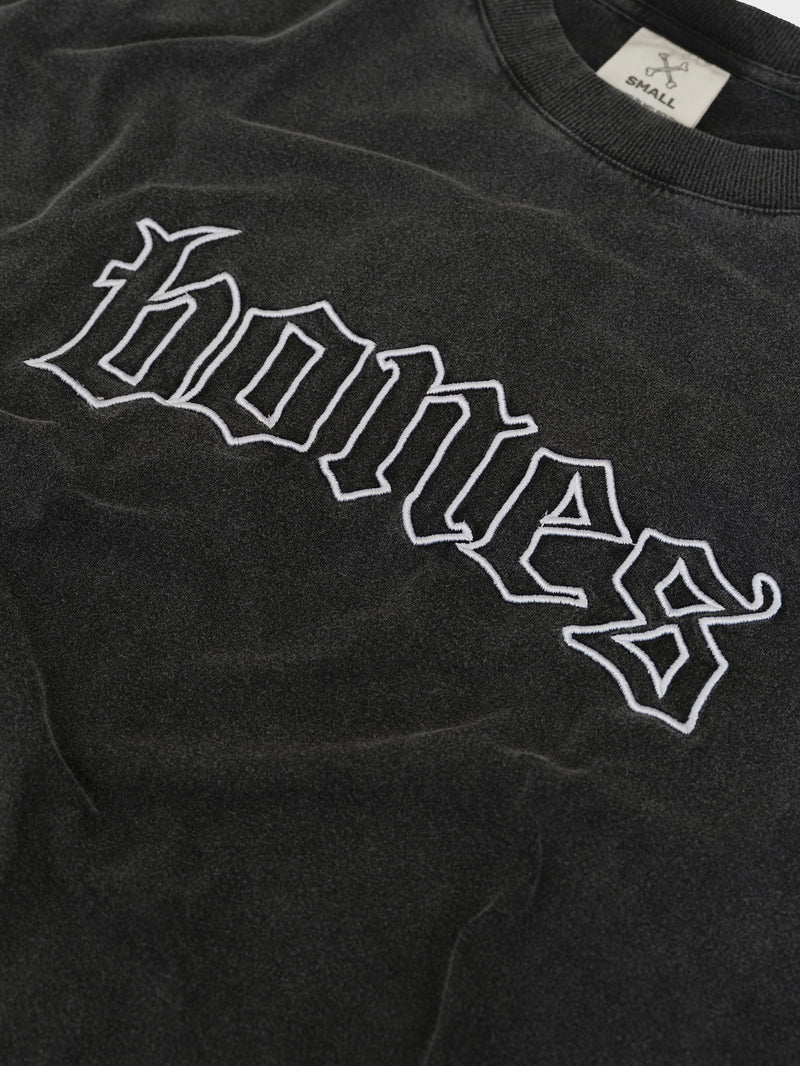 Bones Classic Tee - Washed Black