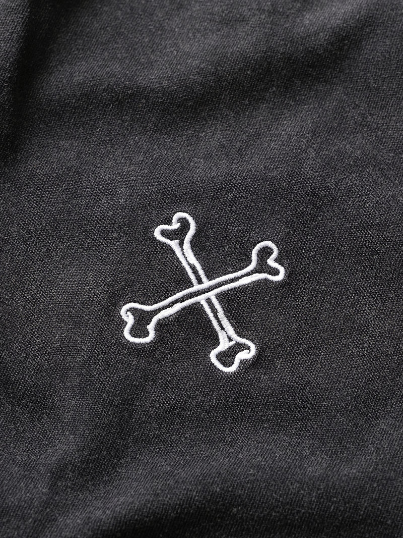 Cross Bones Tee - Vintage Black