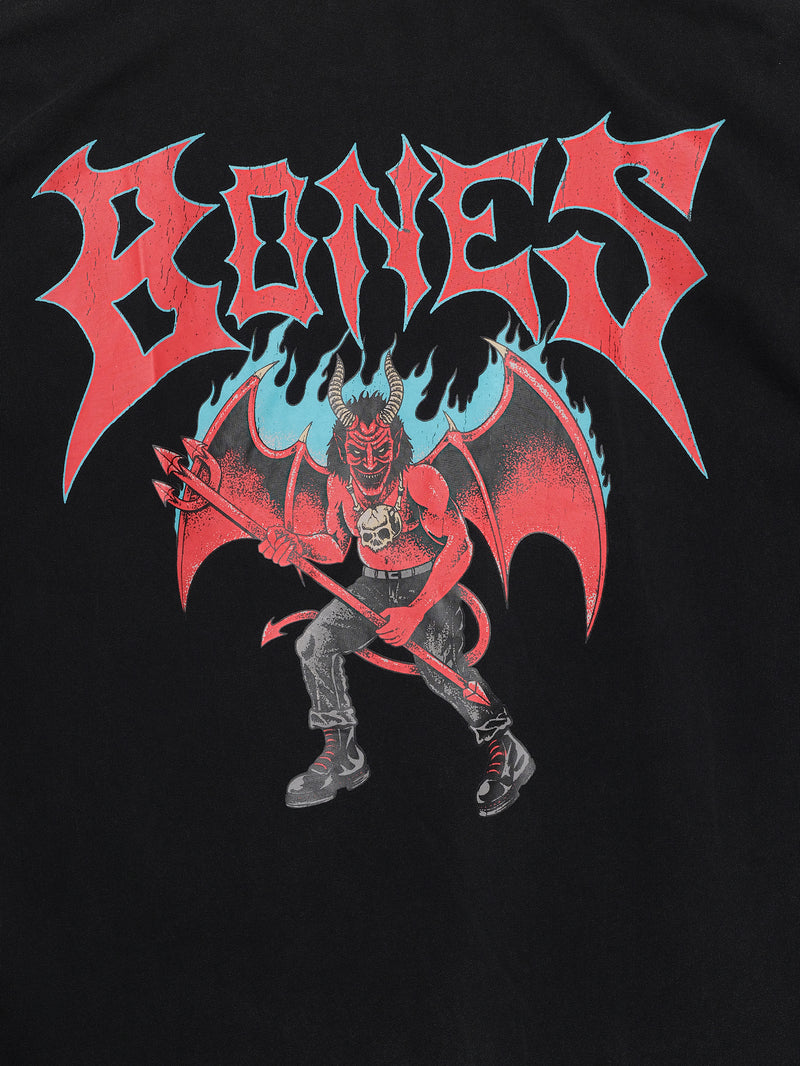 Cheeky Devil Tee - Vintage Black