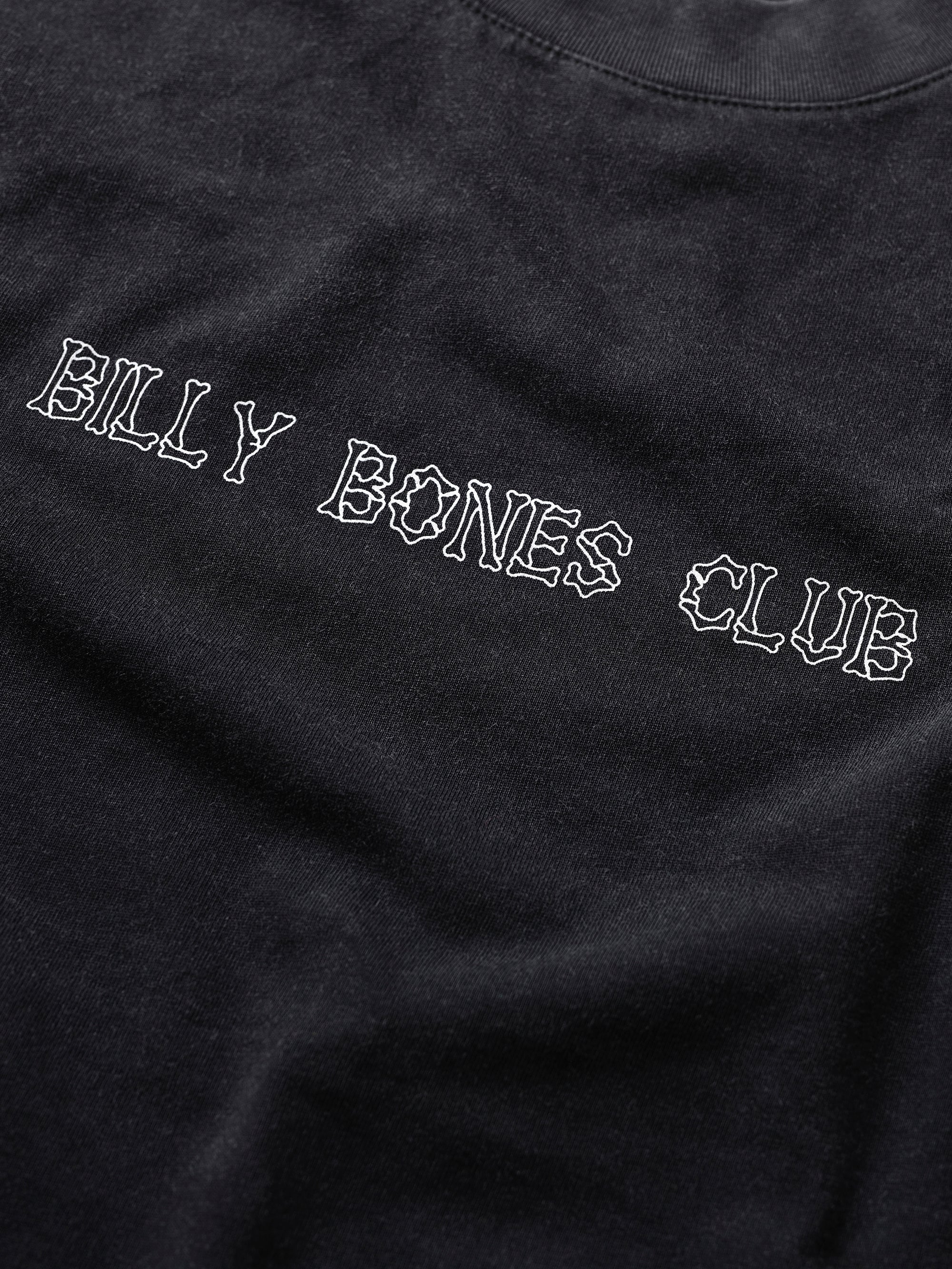 Bones Letter Tee - Vintage Black