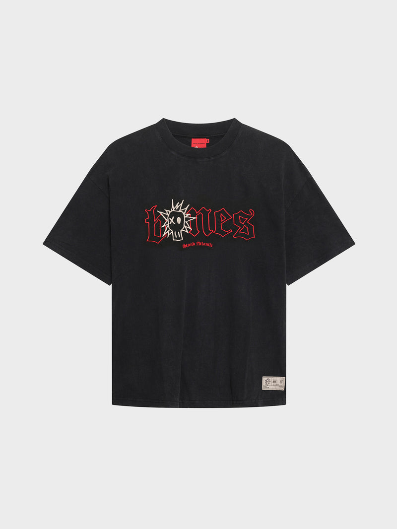 Stand Atlantic x Bones Tee - Vintage Black