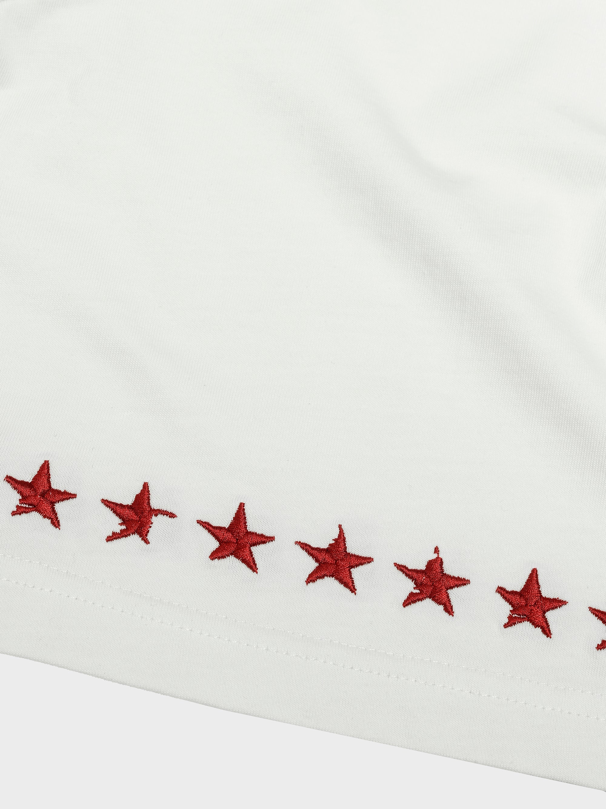 Country Club Ringer Tee - Vintage White/Red