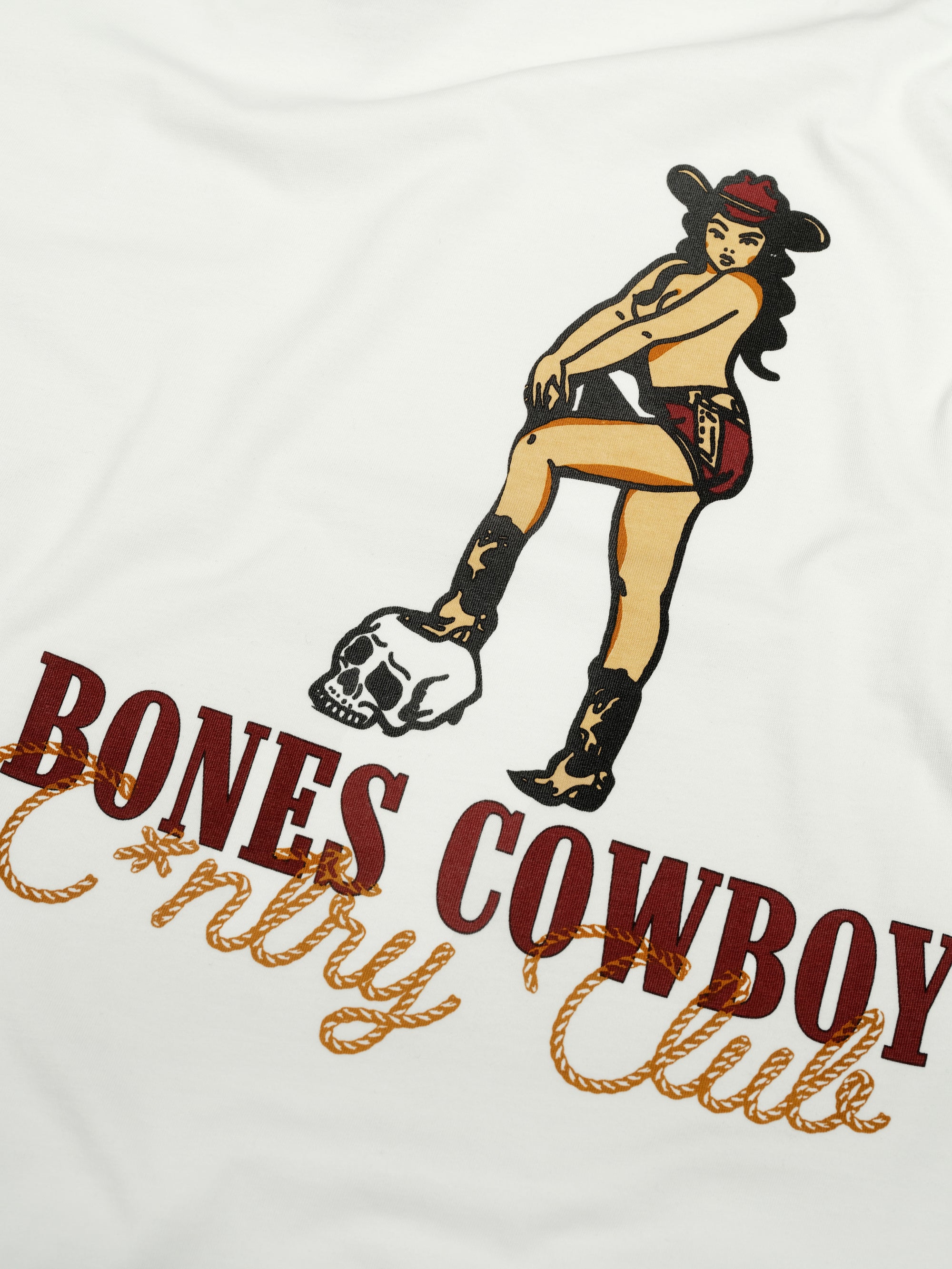 Country Club Ringer Tee - Vintage White/Red