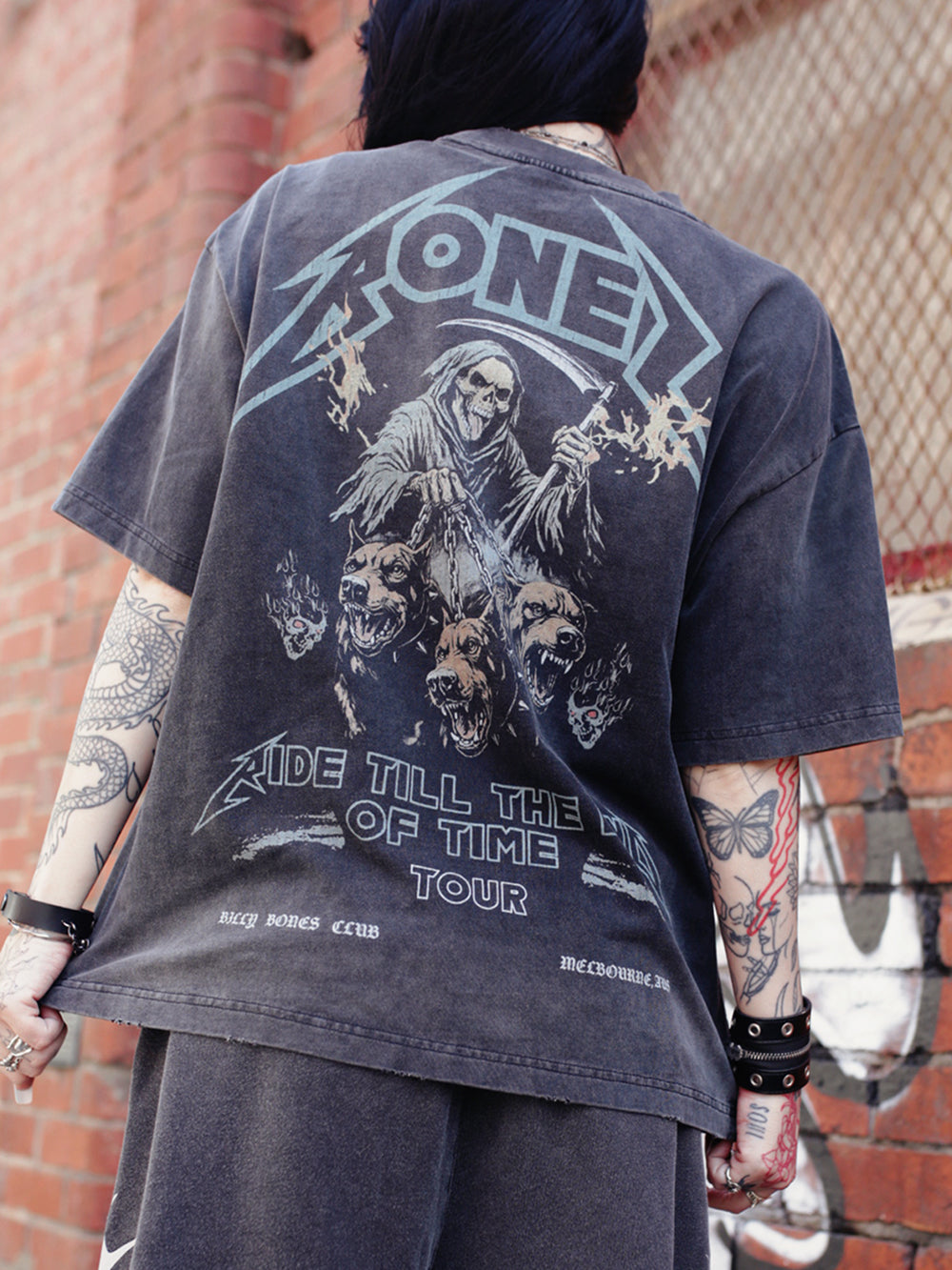 Till The End Legacy Tee - Sunfaded Black