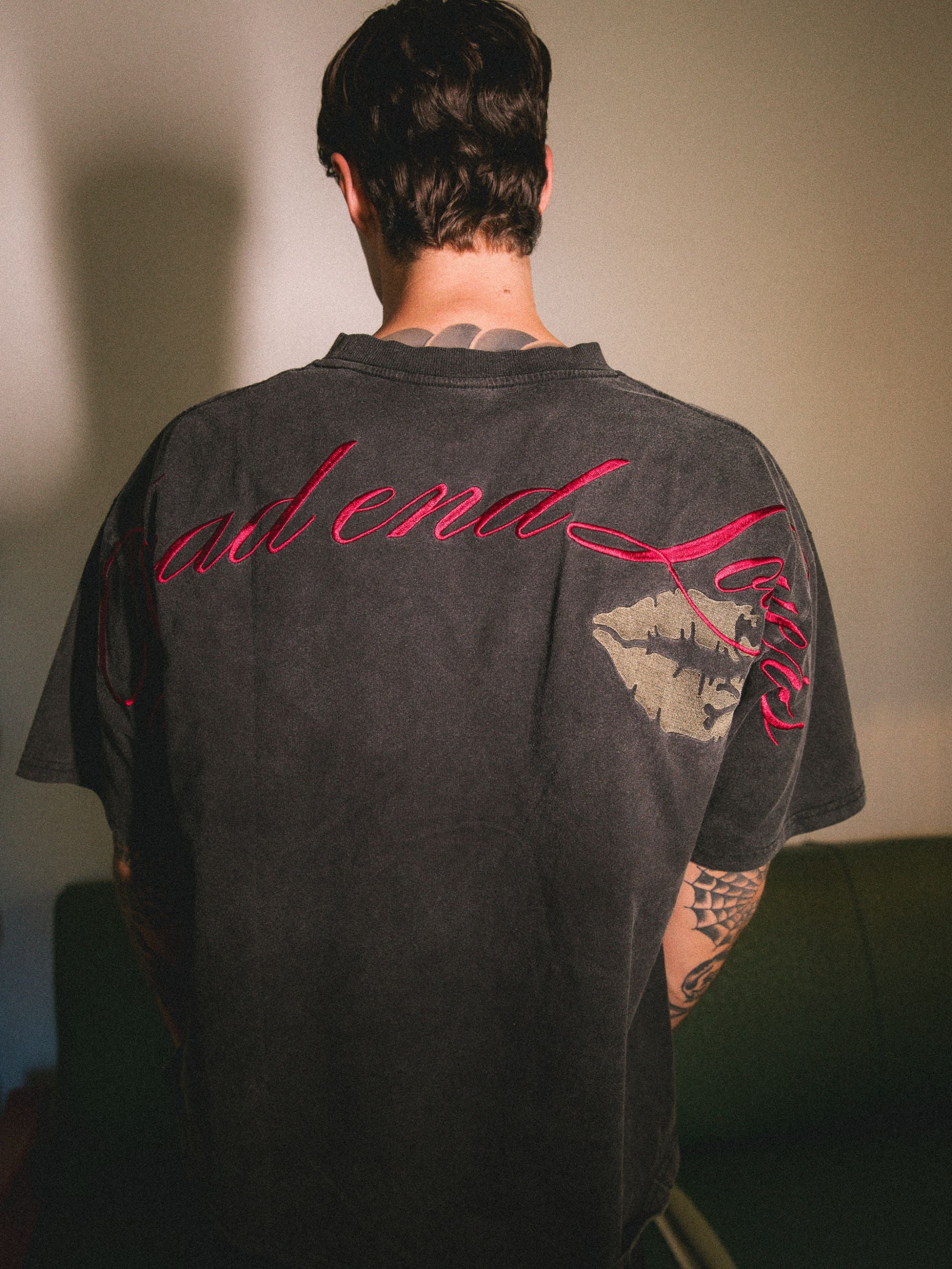 Dead End Lover Tee - Washed Black