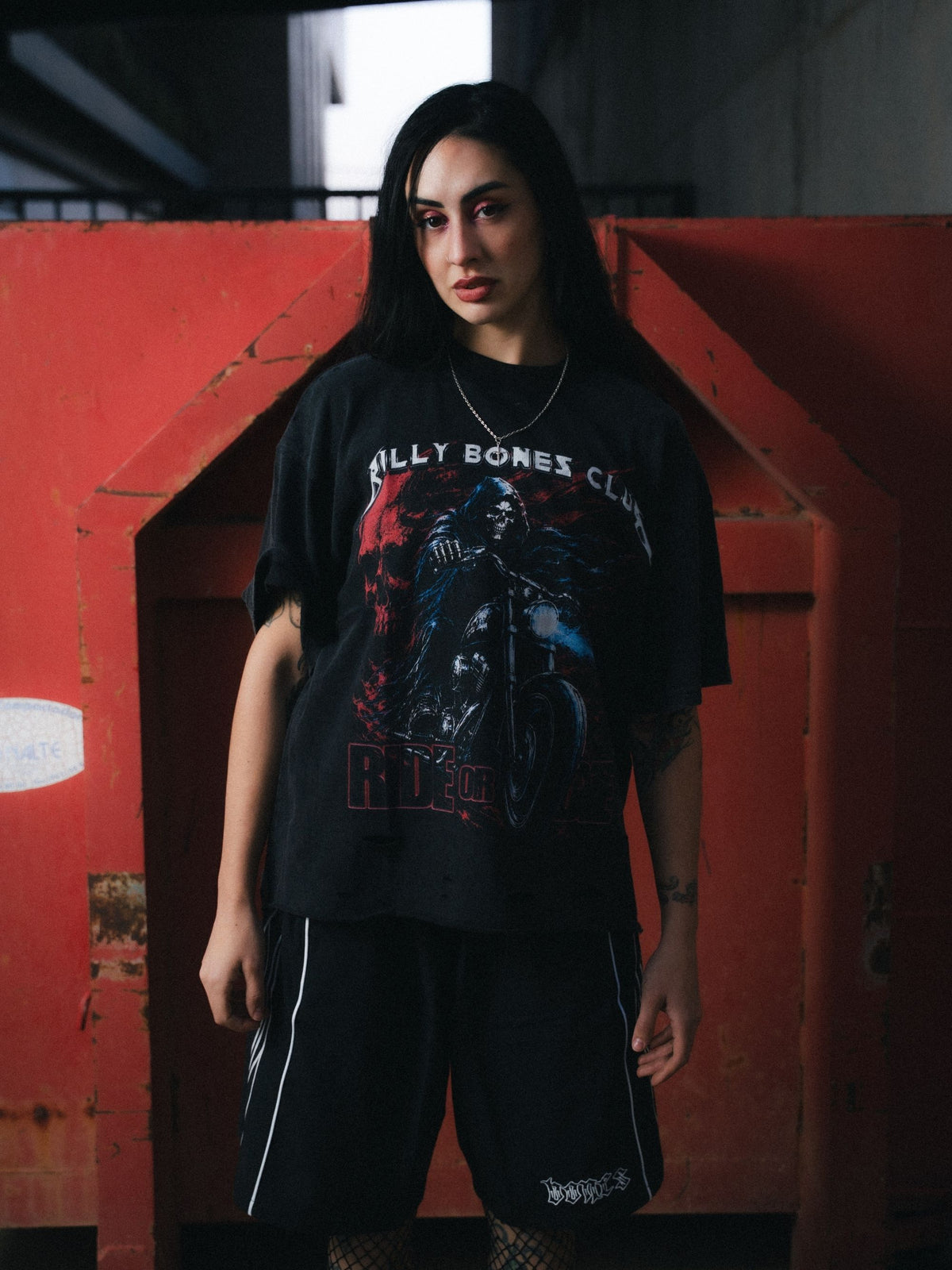 Grim Rider Tee - Slub Black