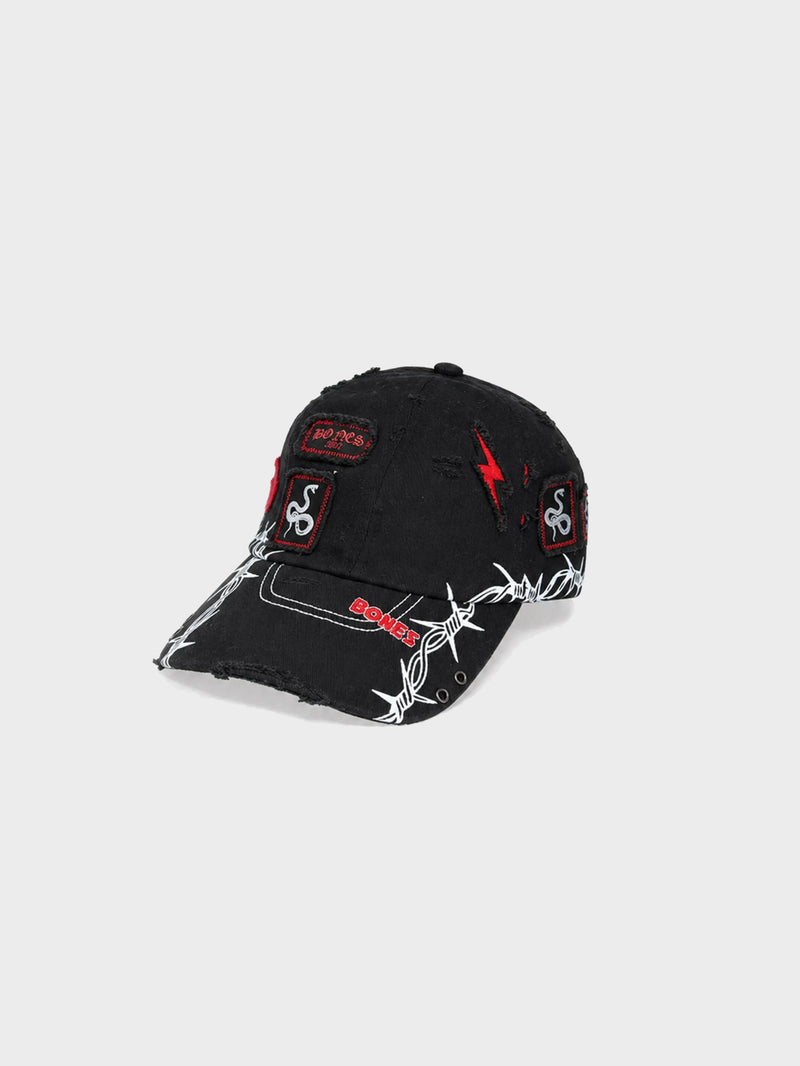 Patch Me Up Cap - Washed Black